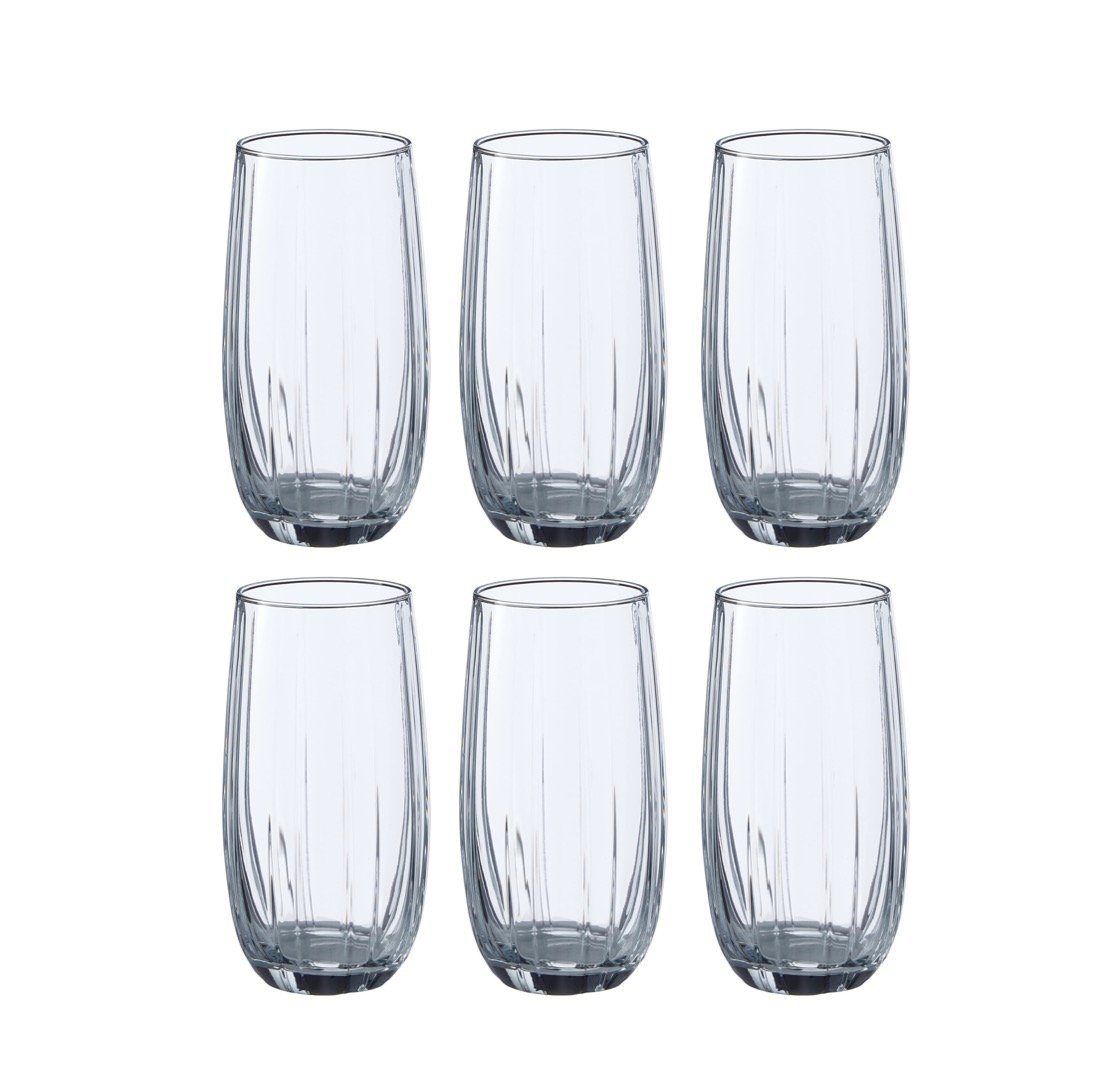 Pasabahce Glas Linka 420415 6-Teilig Trinkglas 500 CC Gläser Wassergläser, 6-tlg.
