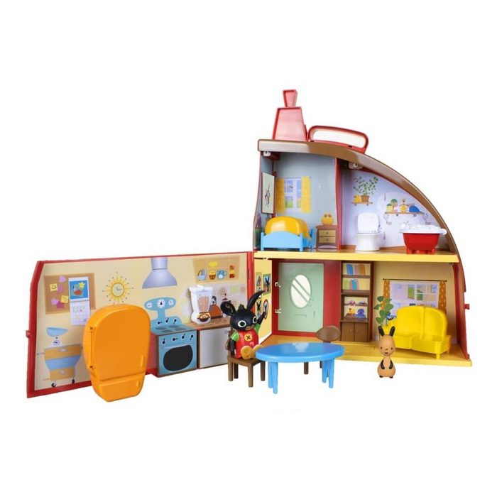 Bing Spielwelt Spielhaus-Set mit Spielzeugfiguren Mehrfarbig