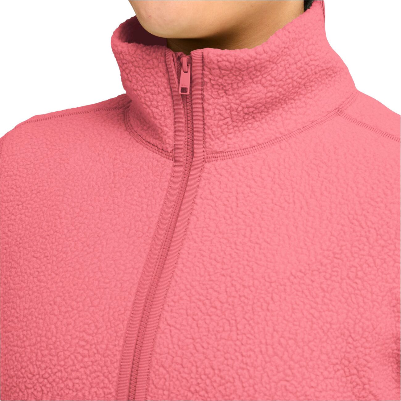 Jack Wolfskin Fleecejacke Lite Curl Full-Zip oyster rosa Damen – Bild 4 von 5