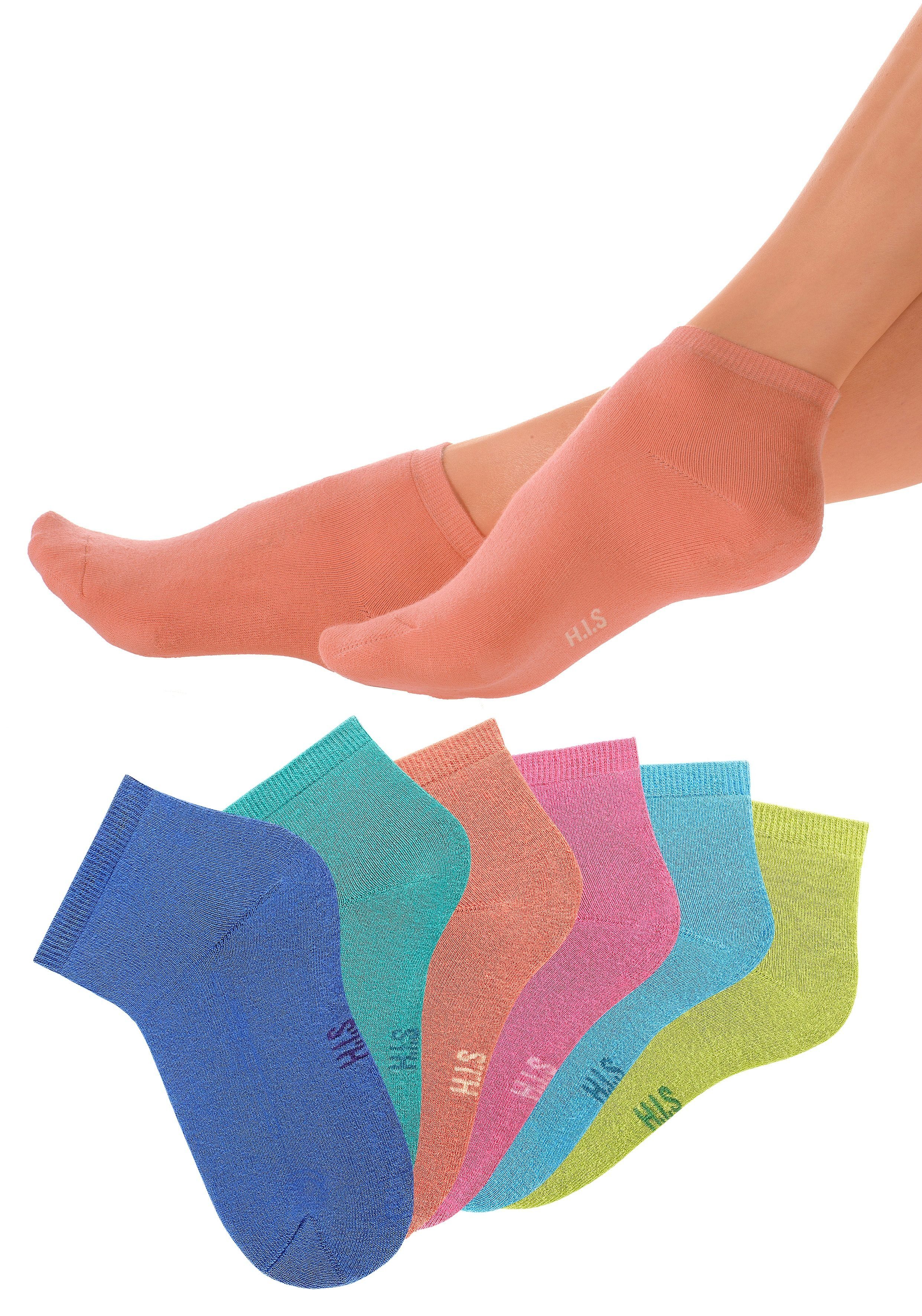 H.I.S Kurzsocken (Packung, 6-Paar) mit kuscheligem Innenfrottee