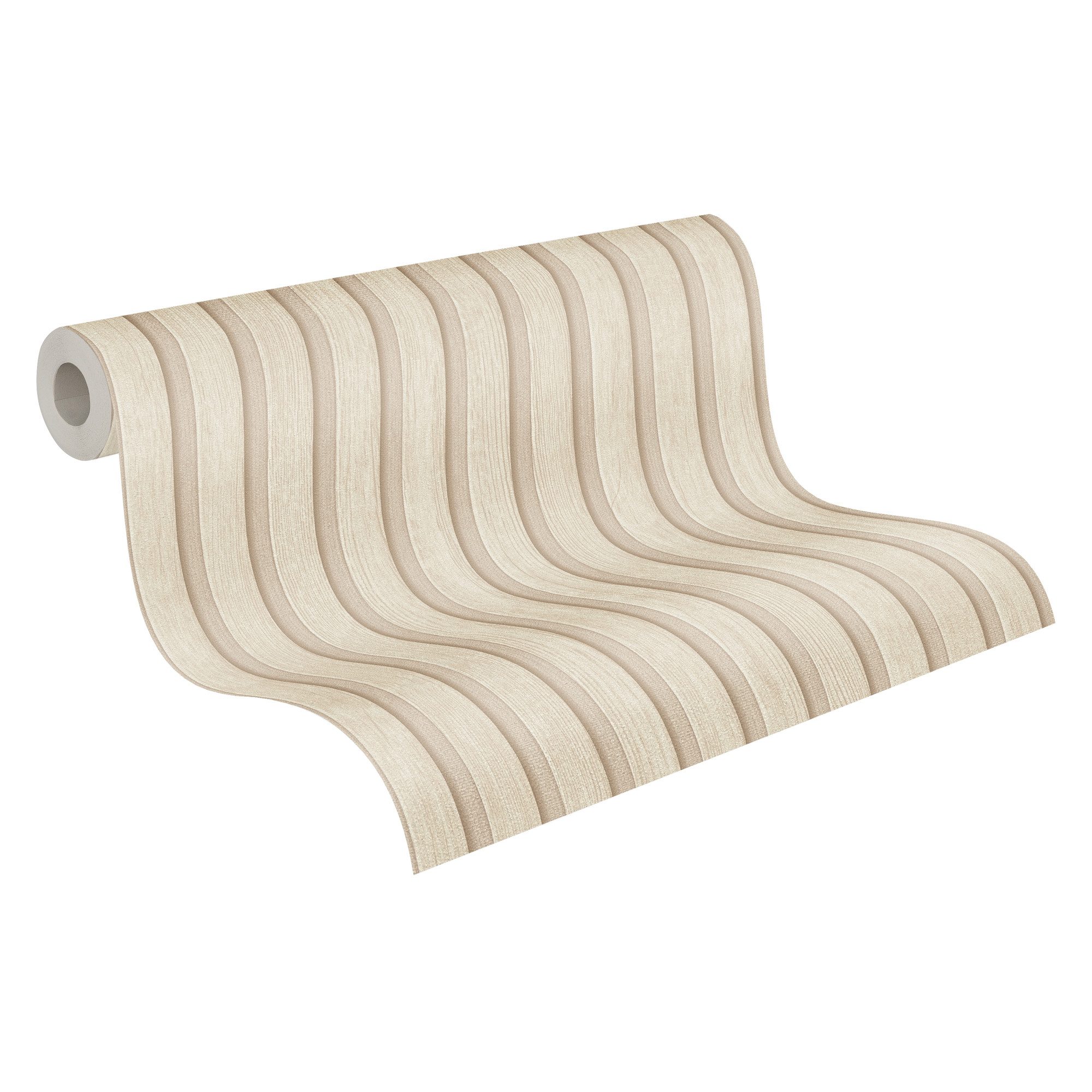 A.S. Création Vliestapete Vliestapete Holzoptik, creme, günstig online kaufen