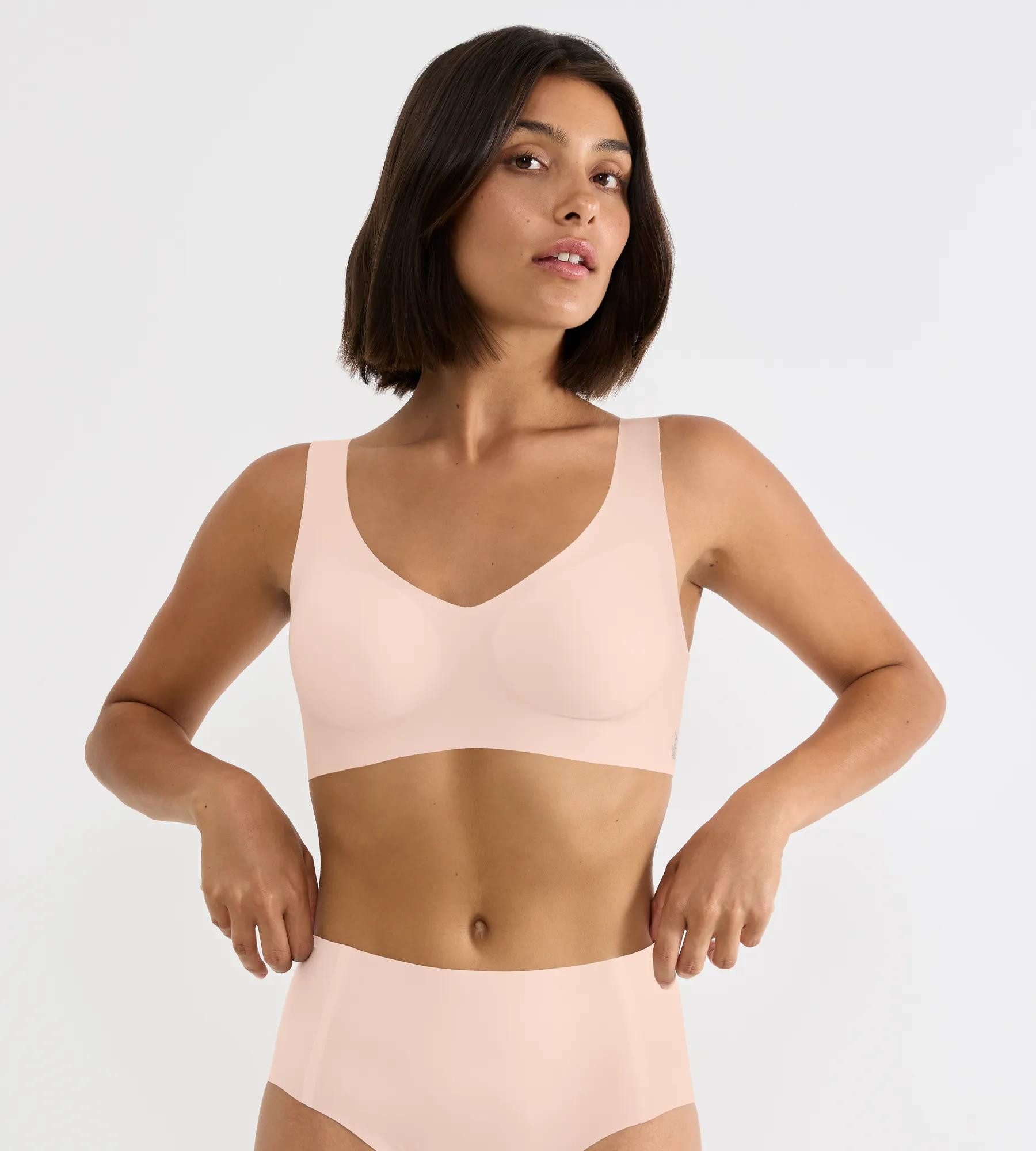 Sloggi Bralette ZERO Feel 2.0 mit herausnehmbaren Pads, mittlerer Halt, Mikrofaser