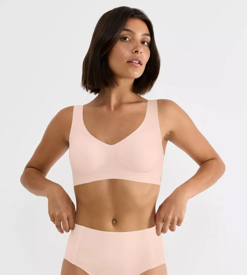 Sloggi Bralette ZERO Feel 2.0 mit herausnehmbaren Pads, mittlerer Halt, Mikrofaser