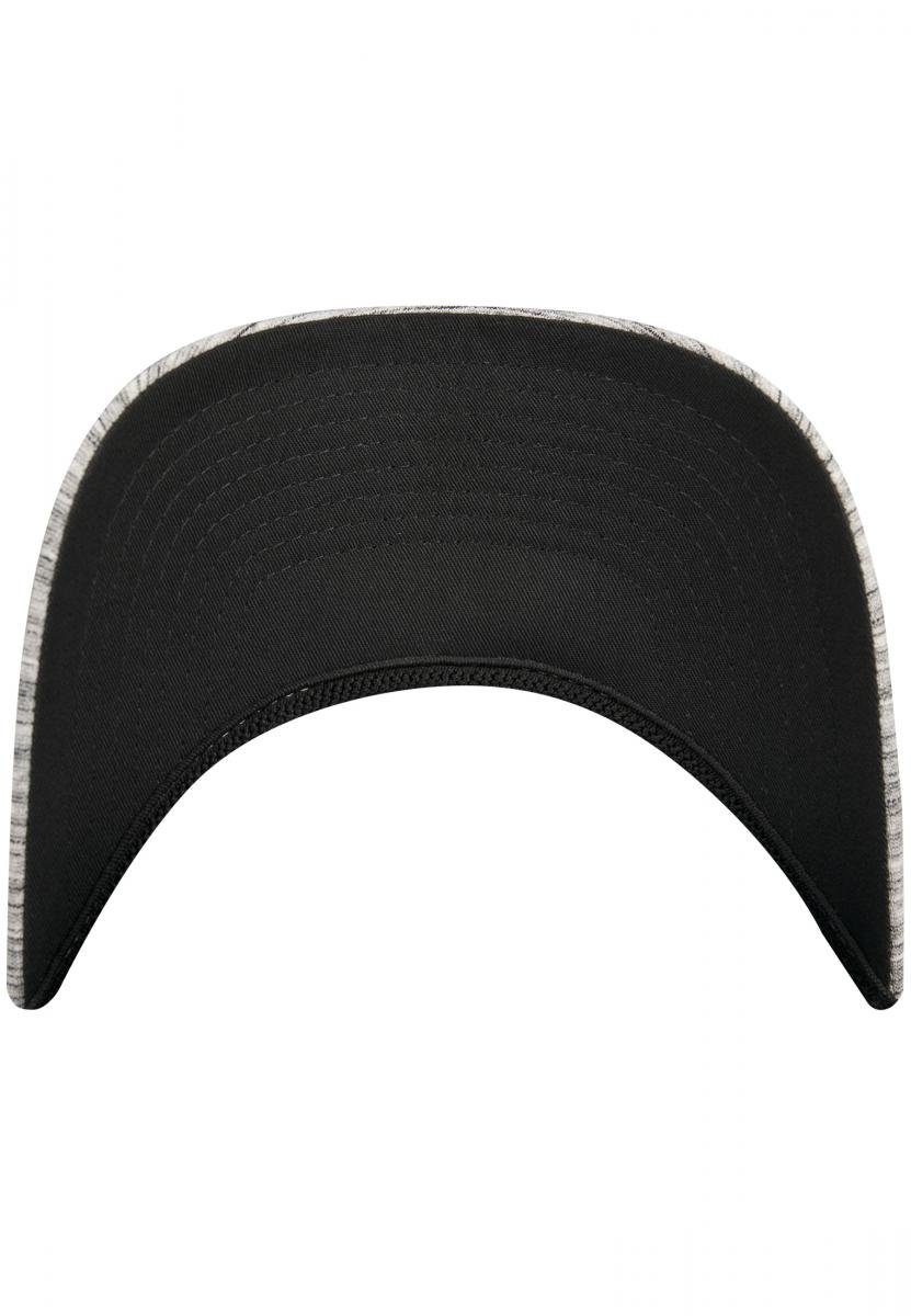 Flexfit Flex black/heathergrey Accessoires Melange Flexfit Cap Stripes