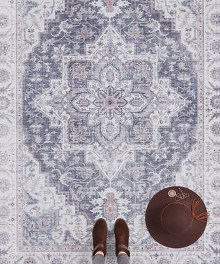 Teppich Anthea, NOURISTAN, rechteckig, Höhe: 5 mm, Orientalisch, Orient, Vintage, Wohnzimmer, Schlafzimmer, Esszimmer