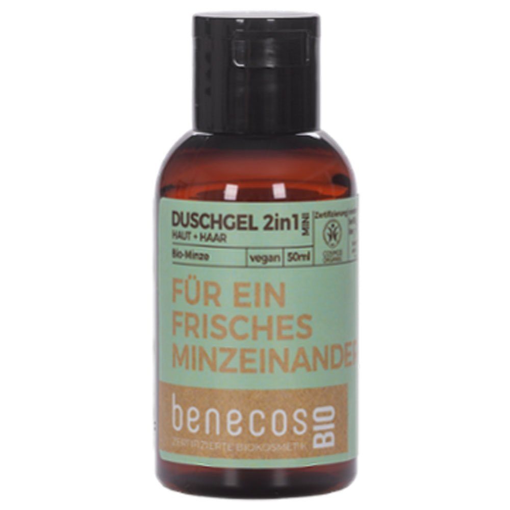Benecos Duschgel in Minze, 50 ml