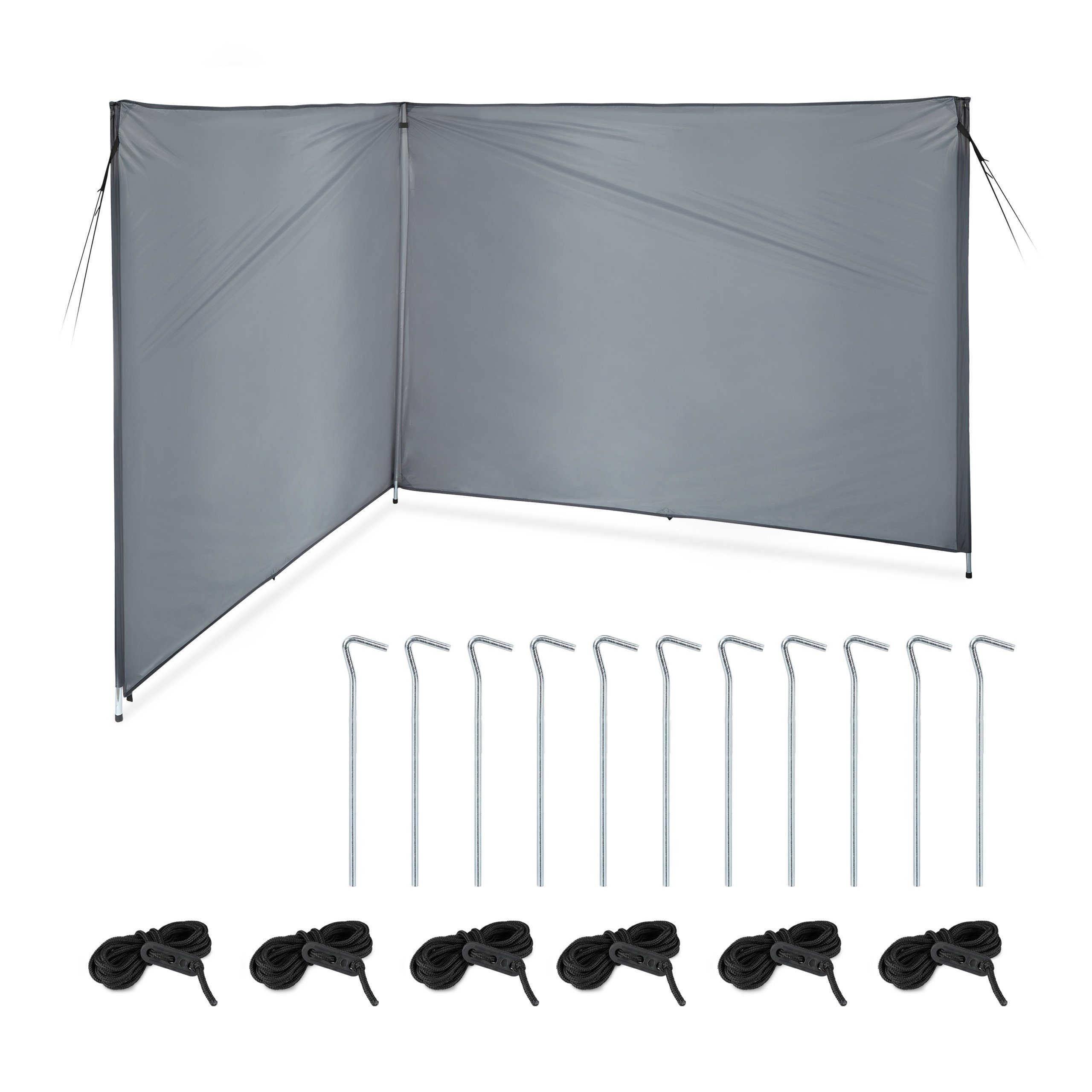 relaxdays Balkonsichtschutz Sicht- und Windschutz 4 günstig online kaufen