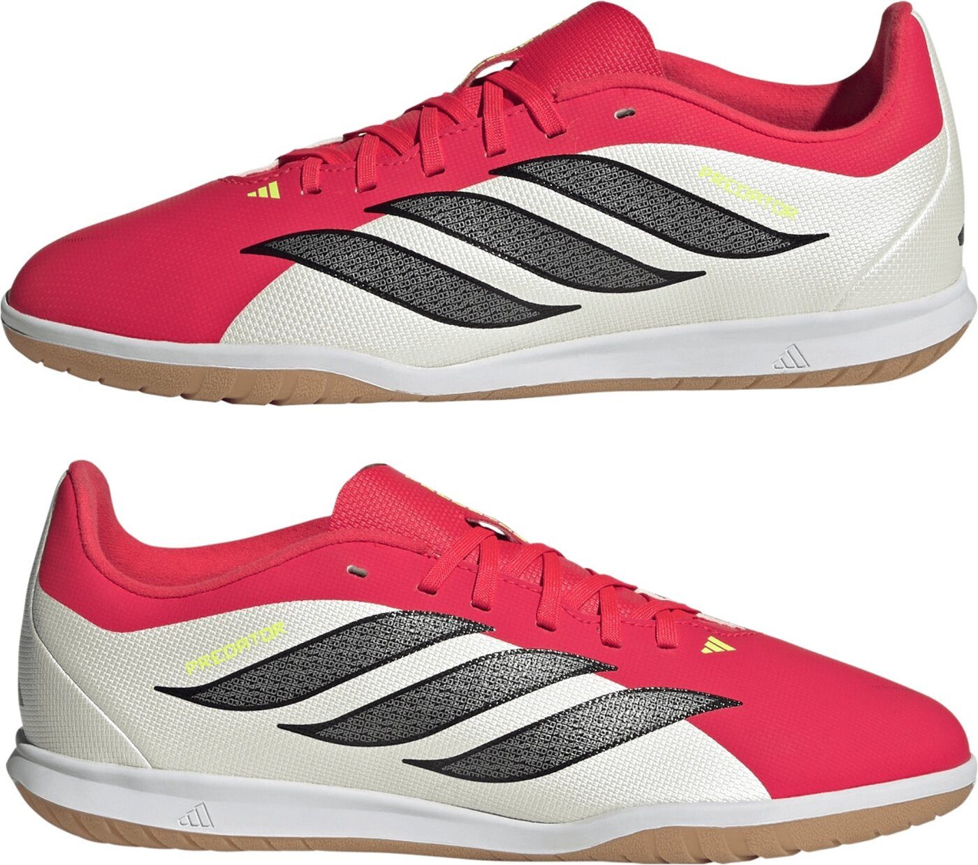adidas Performance PREDATOR CLUB IN SALA J LUCRED/CBLACK/FTWWHT Fußballschuh – Bild 4 von 5