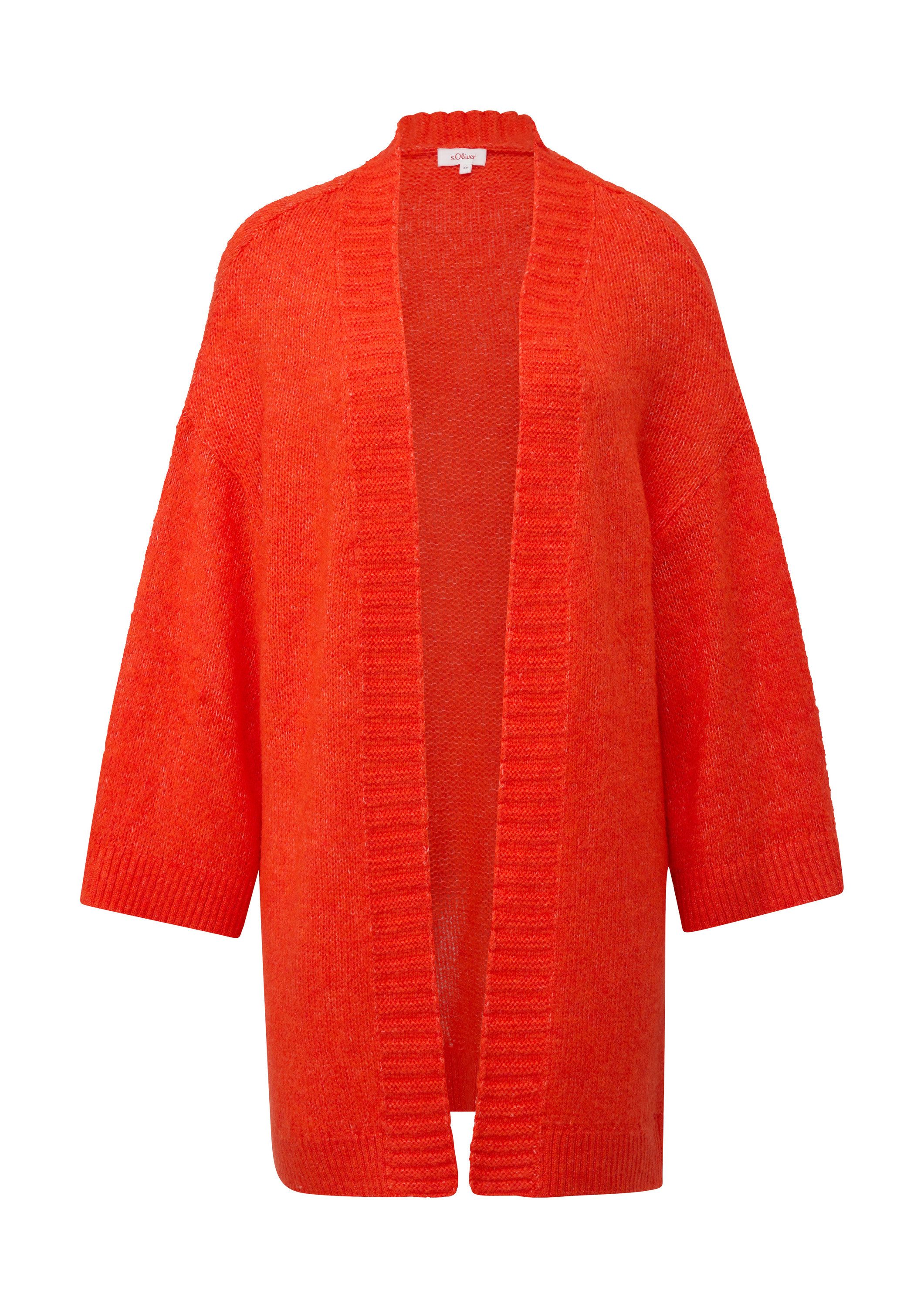 s.Oliver Cardigan Strickjacke Cardigan mit Strickmuster