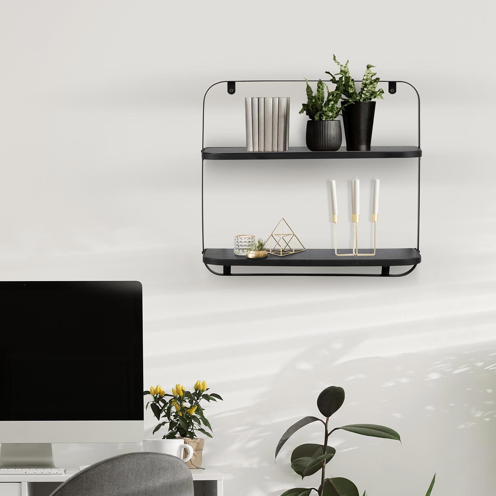 Floordirekt Wandregal Amy, Erhältlich in 2 günstig online kaufen