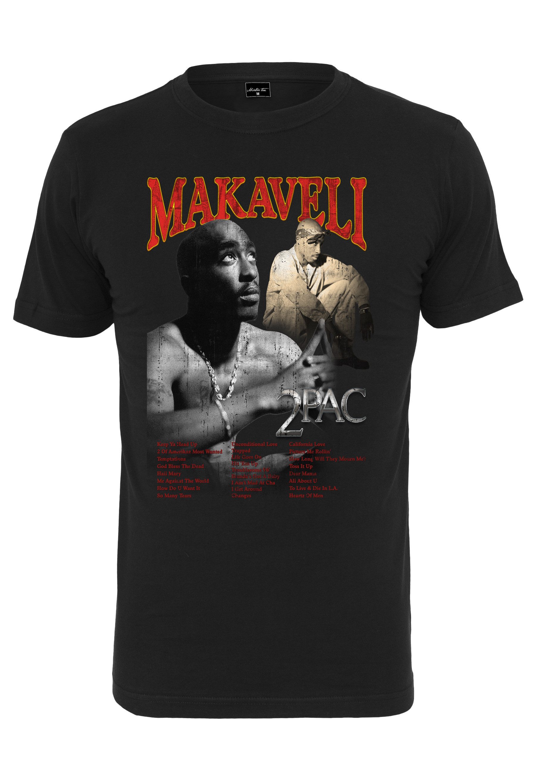 Merchcode T-Shirt Merchcode Herren Tupac Makaveli Tee (1-tlg)