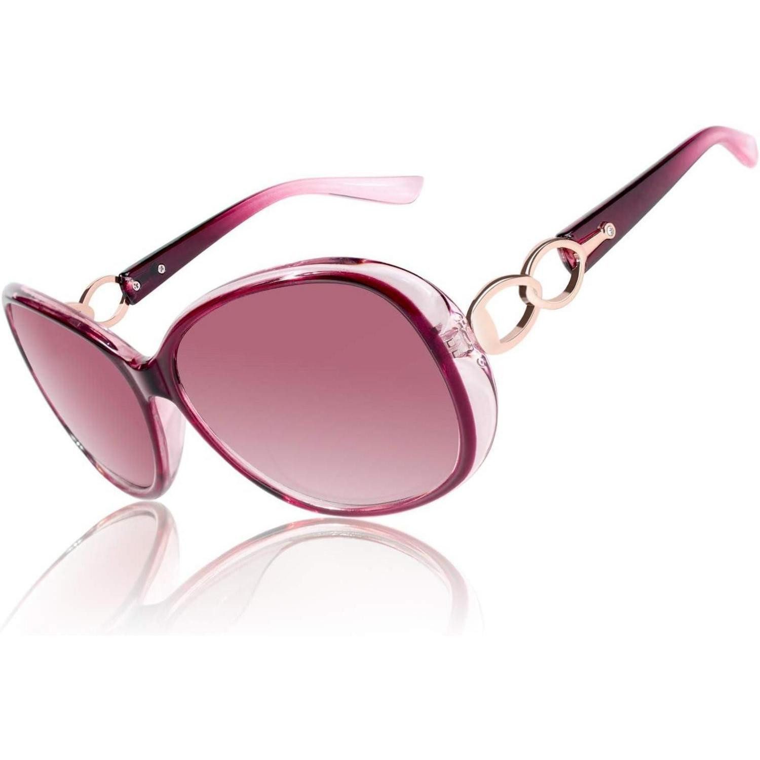 LuxusKollektion Sonnenbrille Damen Sonnenbrille Polarisiert Übergroß Vintage Brille UV400 Schutz