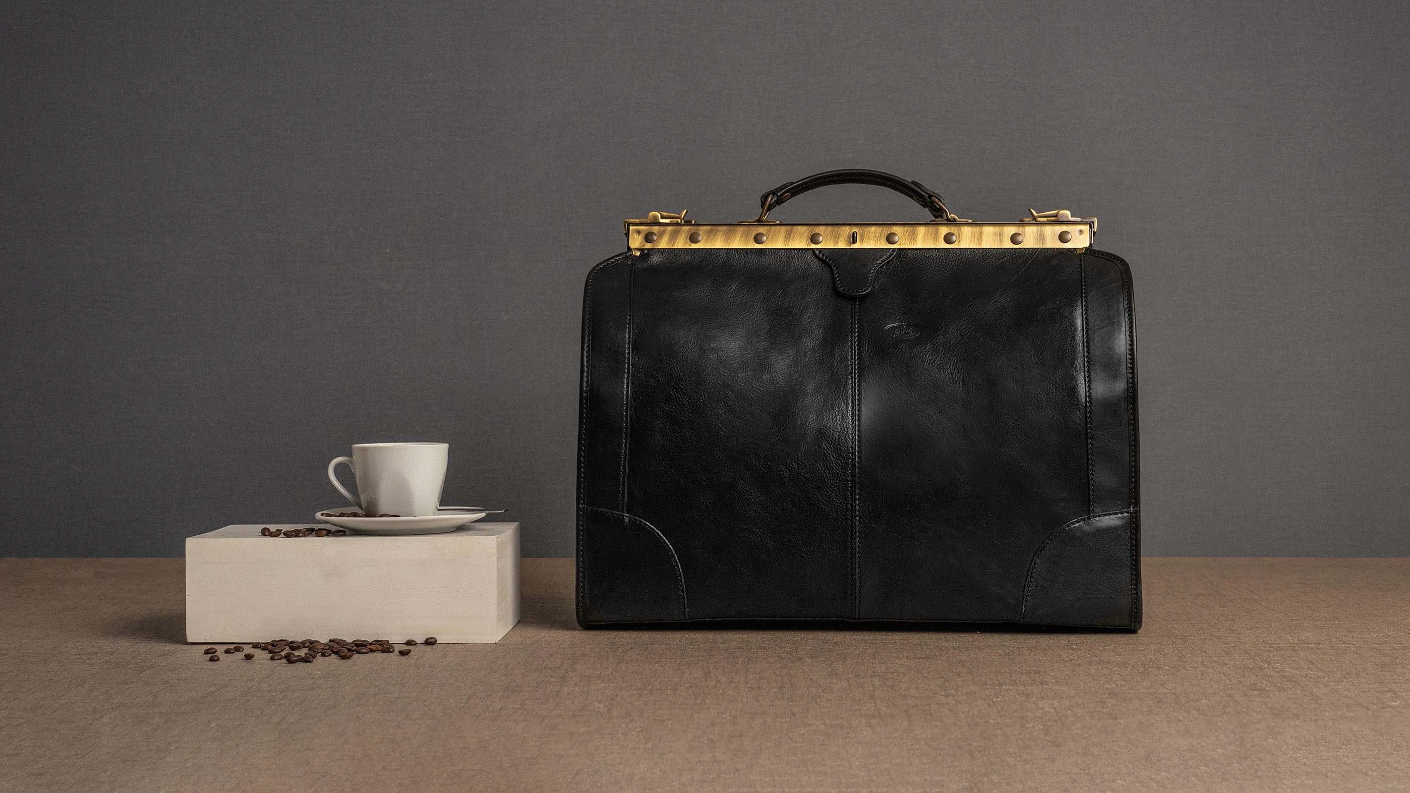 Piké Reisetasche LOMBARDIA MEDIUM, echt Leder, Made in Italy