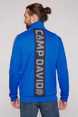 CAMP DAVID Sweatjacke mit Reißverschlusstaschen