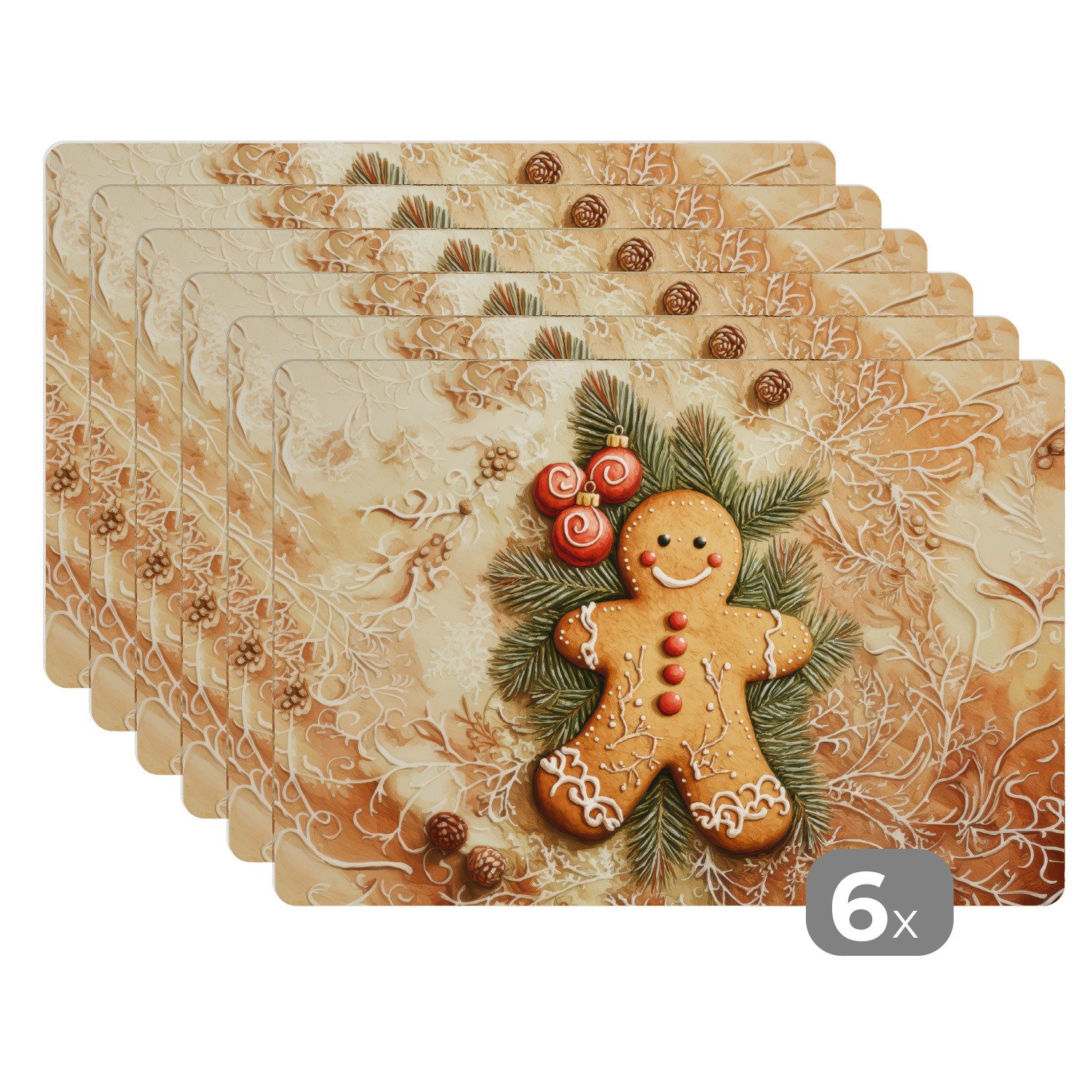 MuchoWow Platzset Weihnachten - Plätzchen - günstig online kaufen