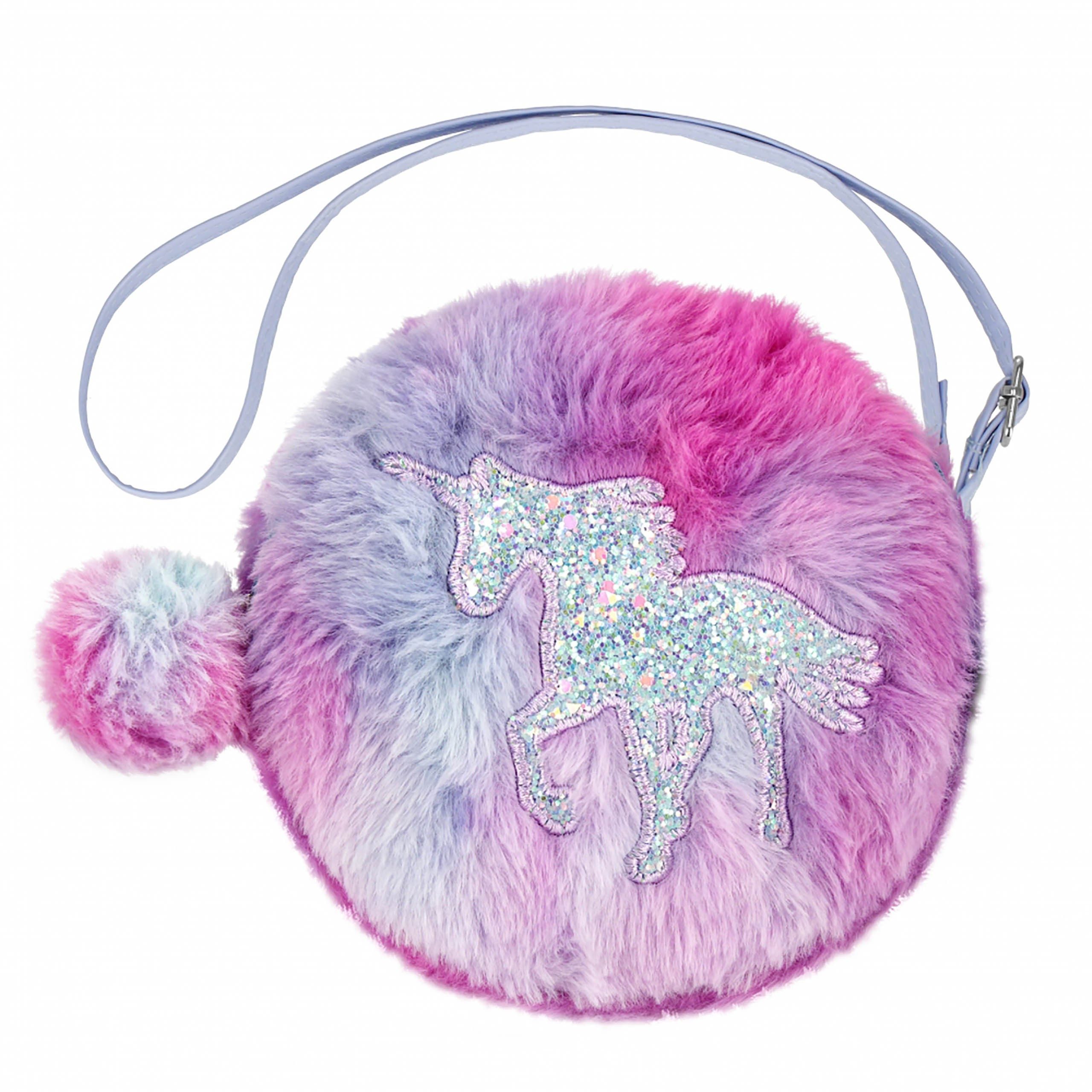 Sarcia.eu Handtasche Einhorn Plüsch-Umhängetasche für Mädchen 14x14x3,5cm