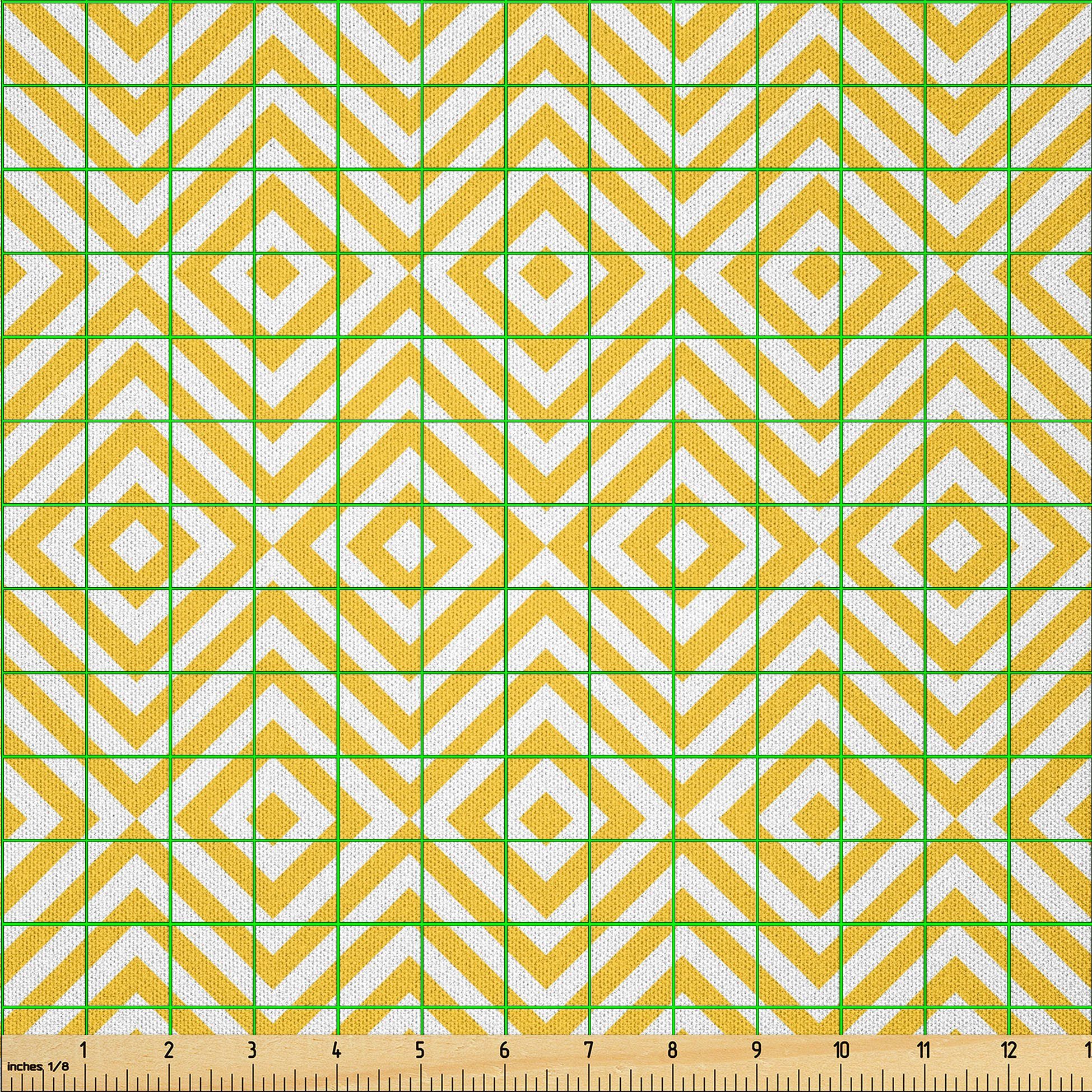 Thumbnail - Abakuhaus Stoff DIY Bastler Stoff für Dekorationszwecke, Geometrisch Triangle Quadratisch