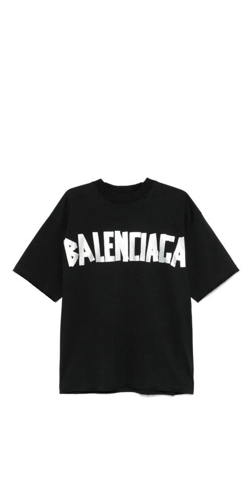 Balenciaga Print-Shirt Balenciaga Tape Logo T-Shirt Schwarz S