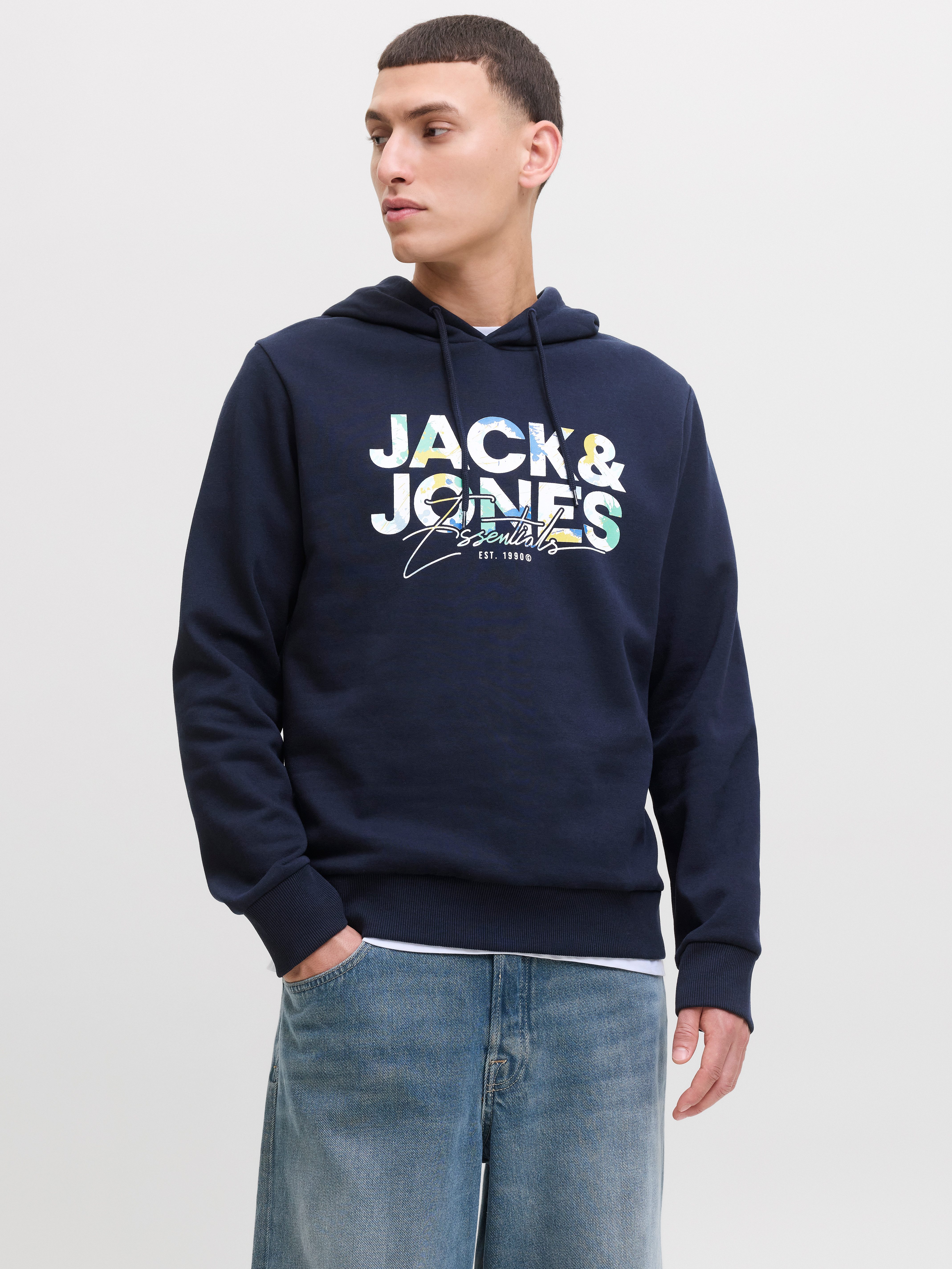 Jack & Jones Kapuzensweatshirt JJGEPLAS SWEAT günstig online kaufen