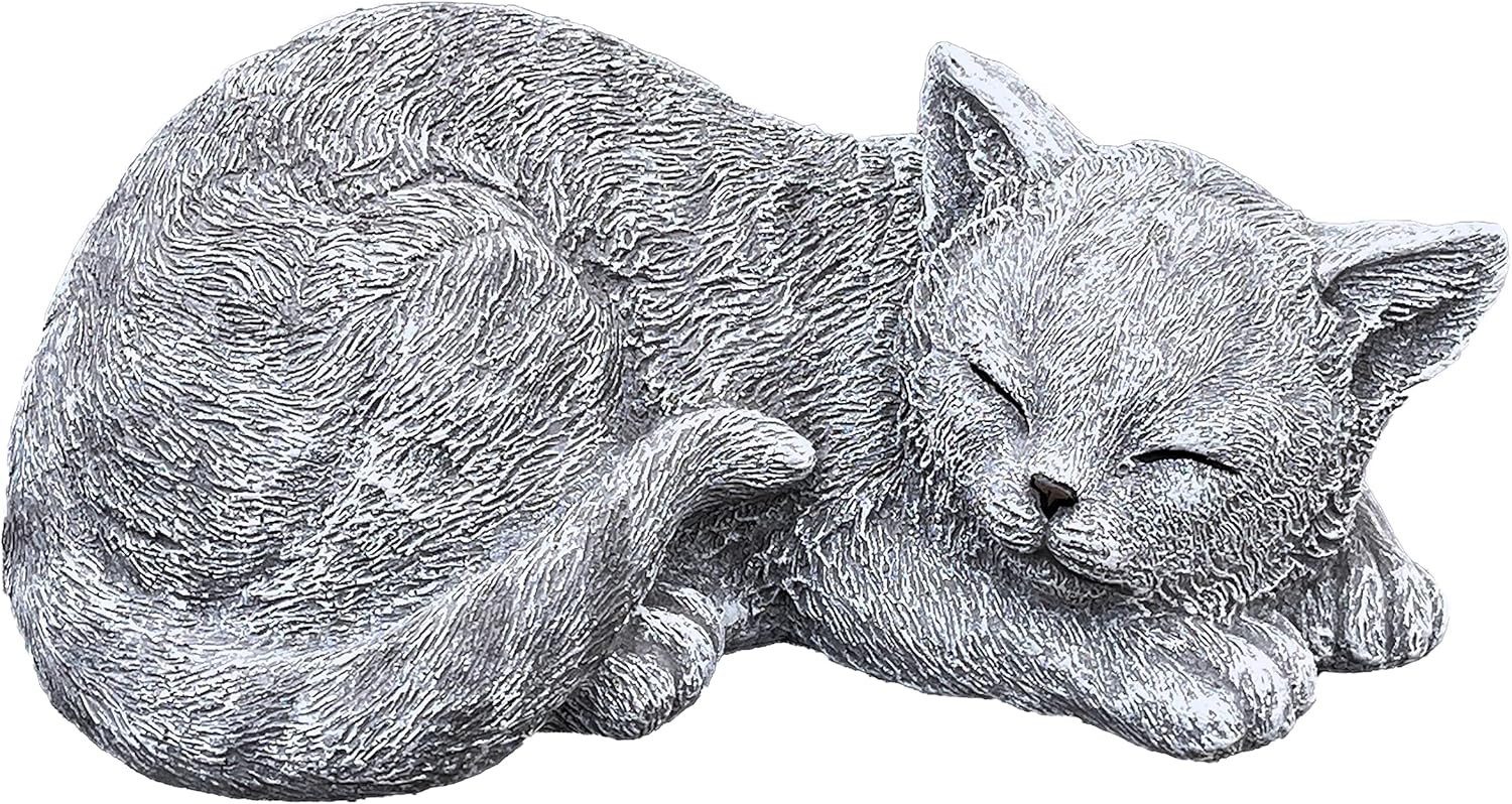 Stone and Style Gartenfigur Frostfeste Steinfigur Katze Melina