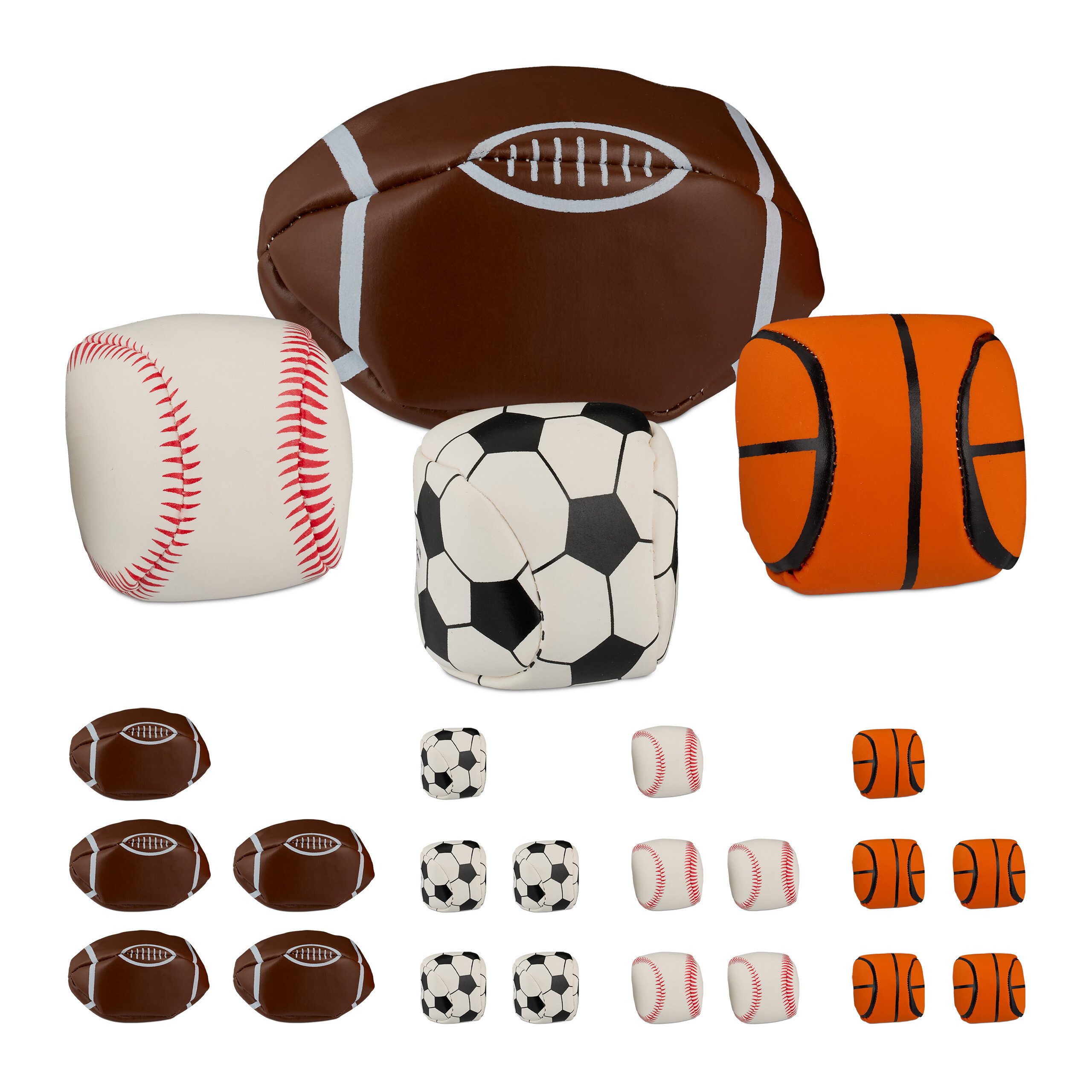 Spielball Jonglierbälle Ballsport 24er Set