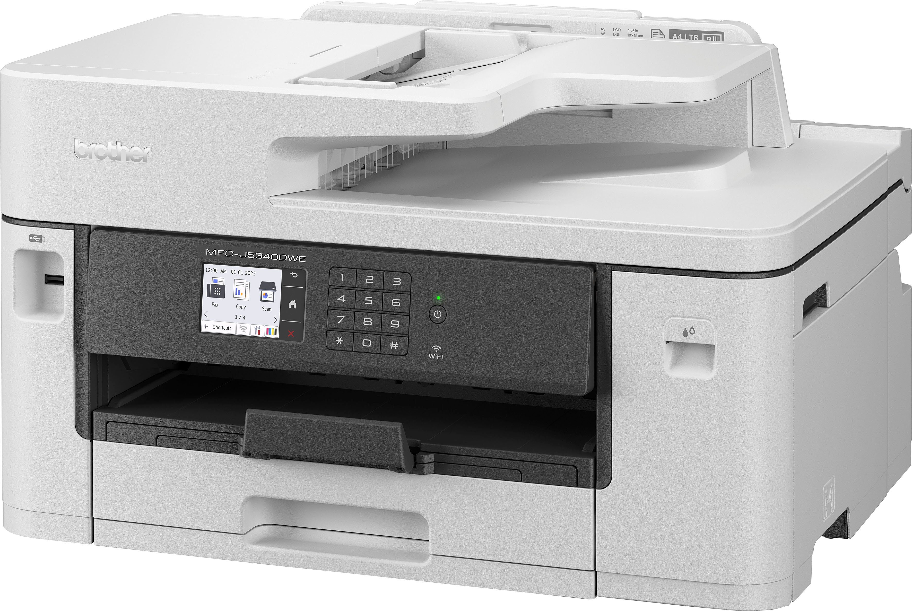Brother MFC-J5340DWE Multifunktionsdrucker, (LAN (Ethernet), WLAN (Wi-Fi), Wi-Fi Direct)