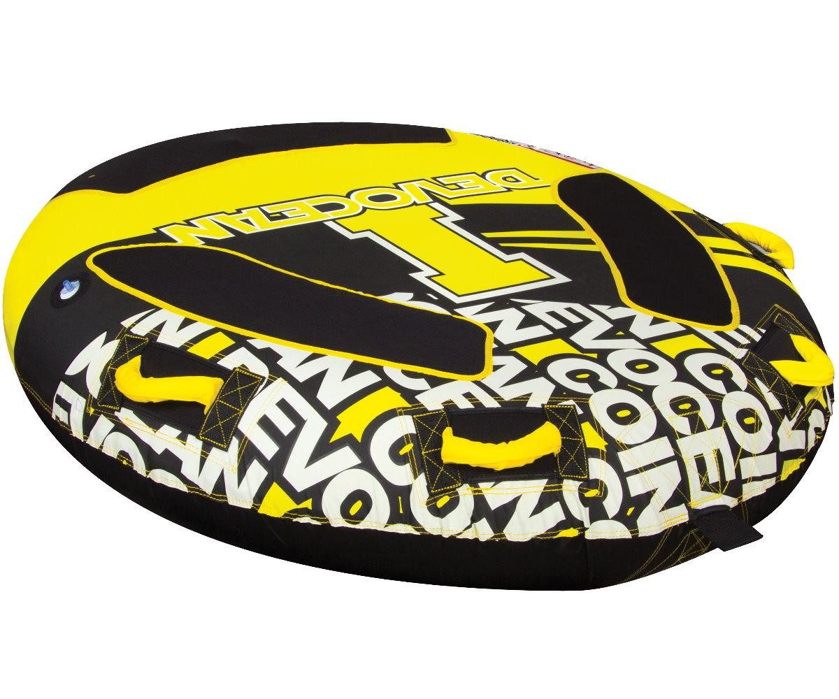 Jobe SUP-Board DEVOCEAN Jobe Breeze/Coin 1 Persoen Tube Scheibe Towable Decktube