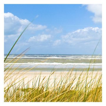 Bilderdepot24 Fototapete Strand & Meer Nordseeküste Natur Landschaft Maritim Meerblick, Glatt, Matt, (Vliestapete inkl. Kleister oder selbstklebend), Wohnzimmer Schlafzimmer Küche Flur Motivtapete Vliestapete Wandtapete