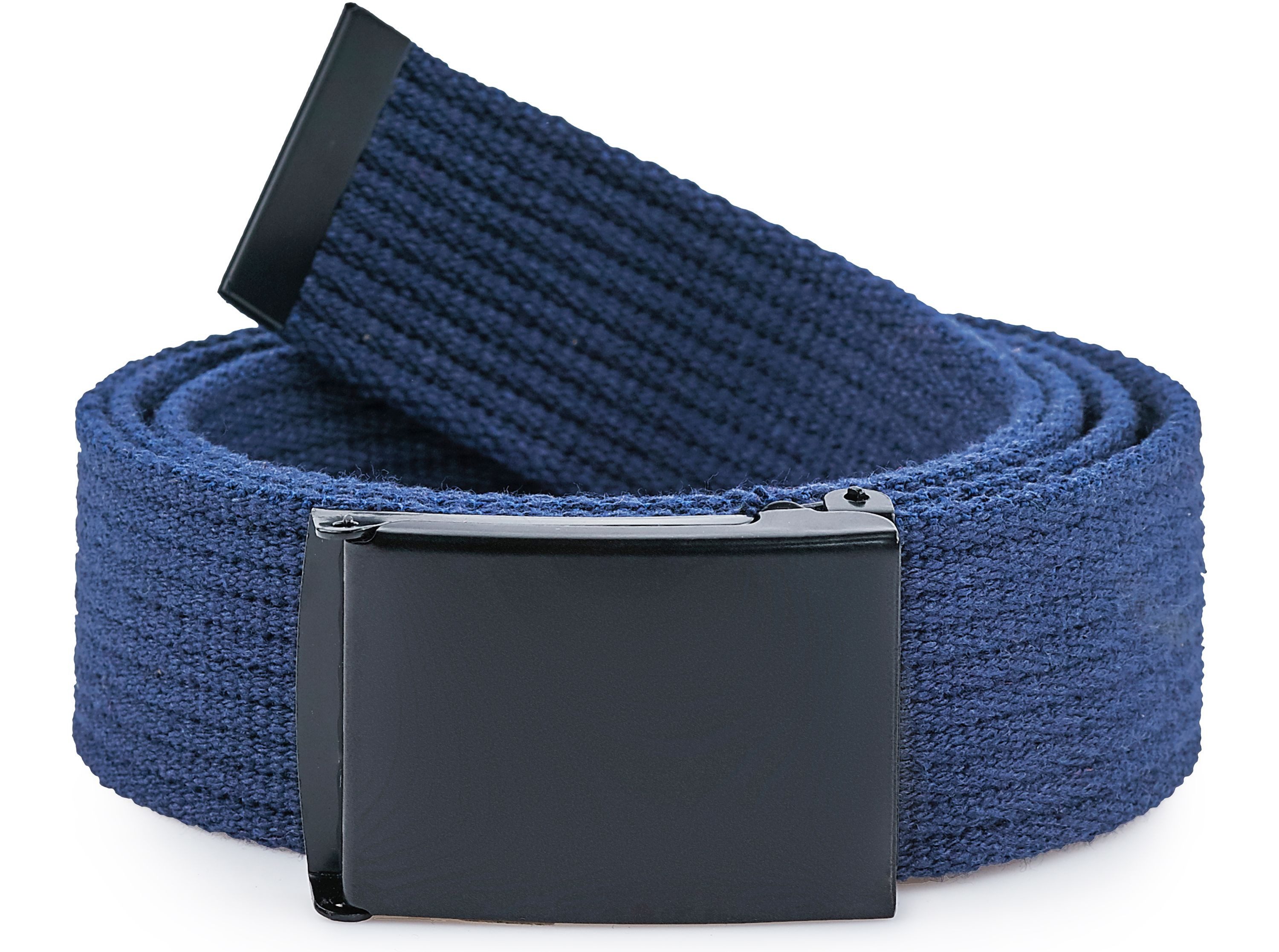 Ladeheid Stoffgürtel Herren Gürtel 120 cm (Gesamtlänge 130 cm) x 4 cm P10 (1-St)