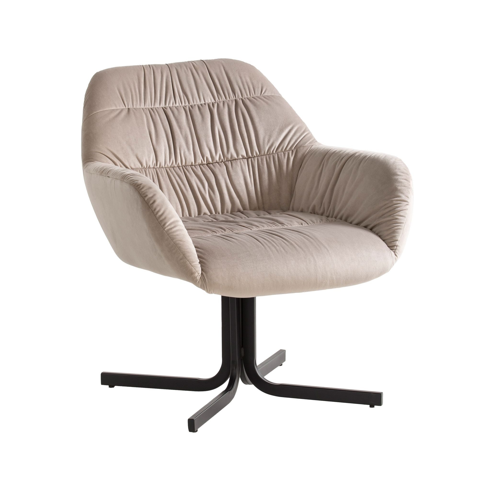 furnicato Cocktailsessel Loungesessel Beige 64x74x68 cm (1-St)