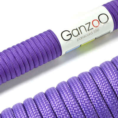Ganzoo Paracord 550 Seil / Typ III / Violett Seil