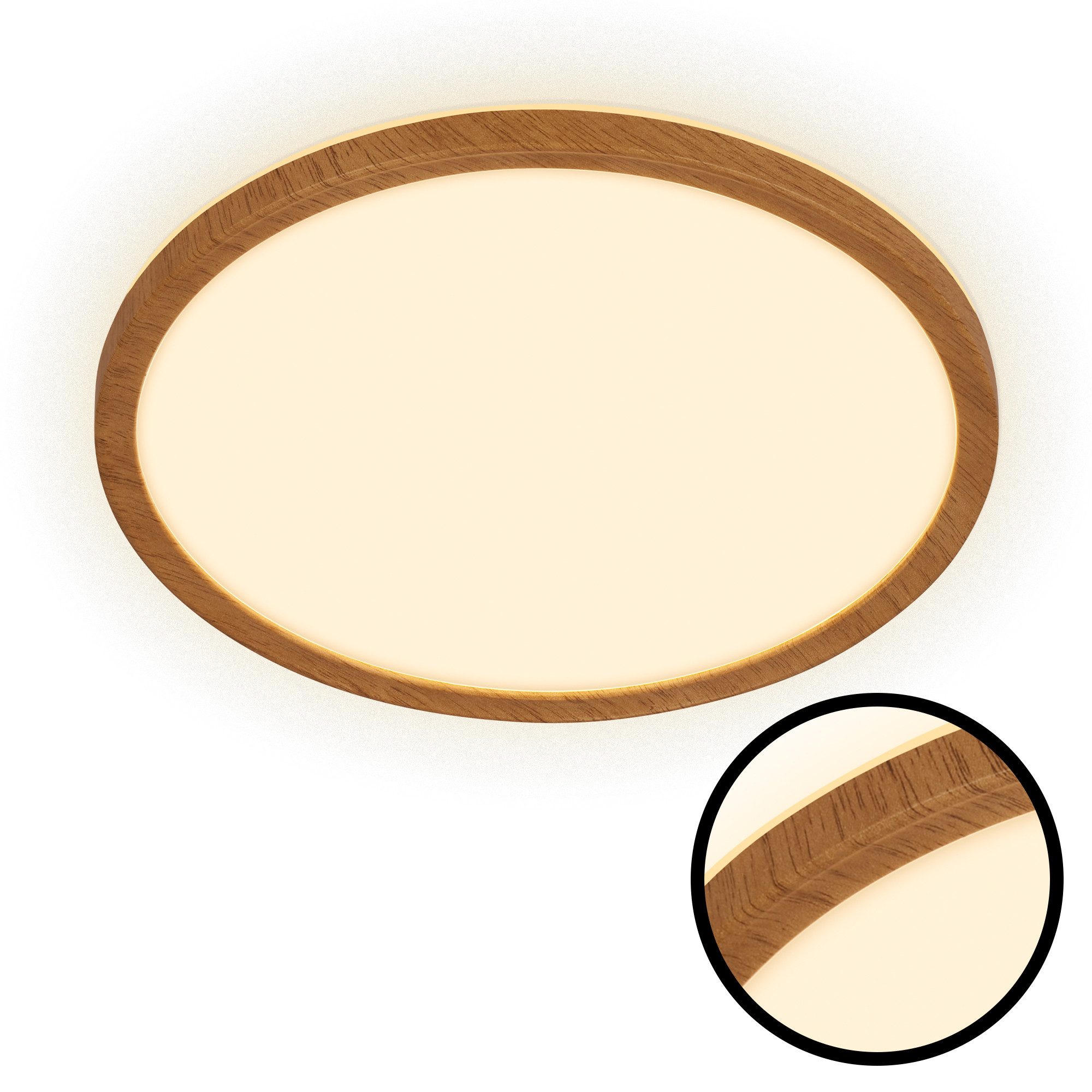 Briloner Leuchten Deckenleuchte LED Deckenlampe Extra-Warmweiß Wohnzimmer S günstig online kaufen