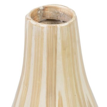 Bigbuy Dekovase Vase 18 x 18 x 52 cm Beige Bambus