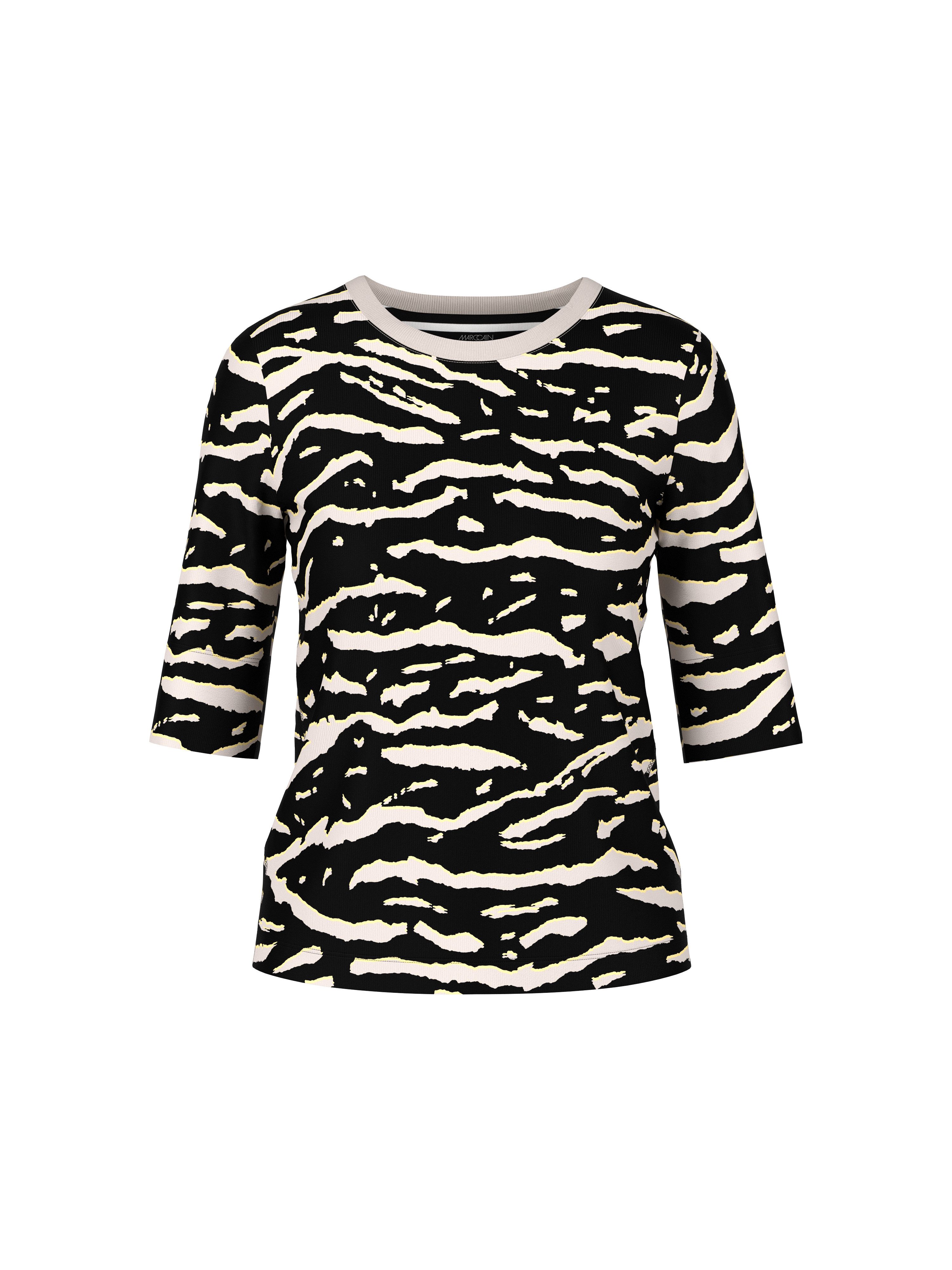Marc Cain 3/4-Arm-Shirt Tiger Mania Premium Damenmode günstig online kaufen