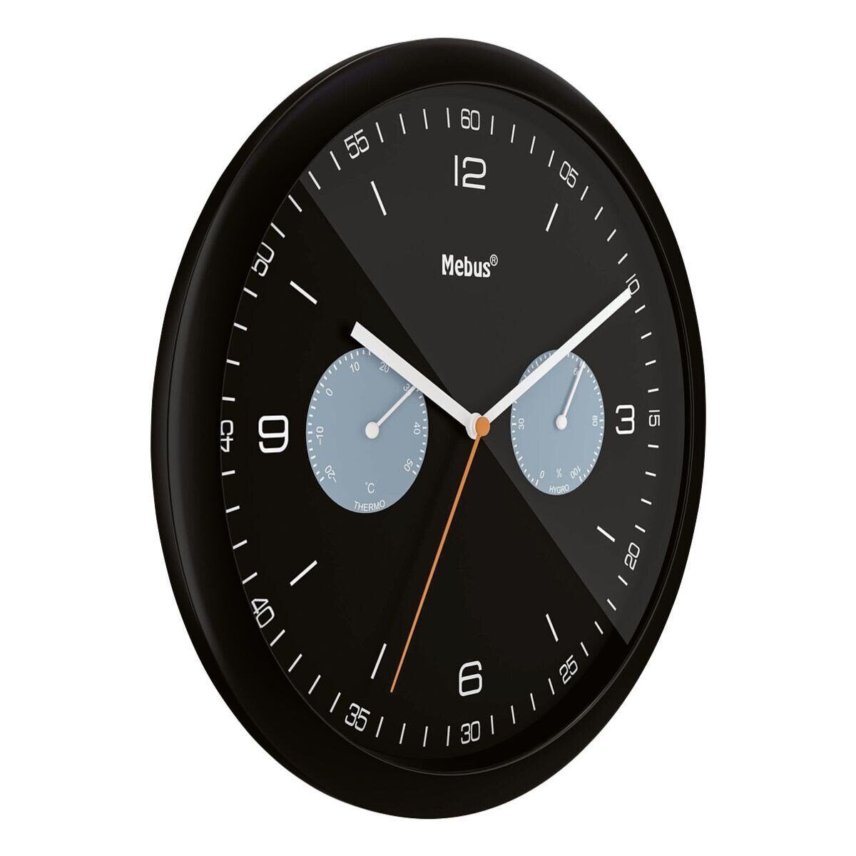 Mebus Wanduhr (mit Hygro- und Thermometer, günstig online kaufen