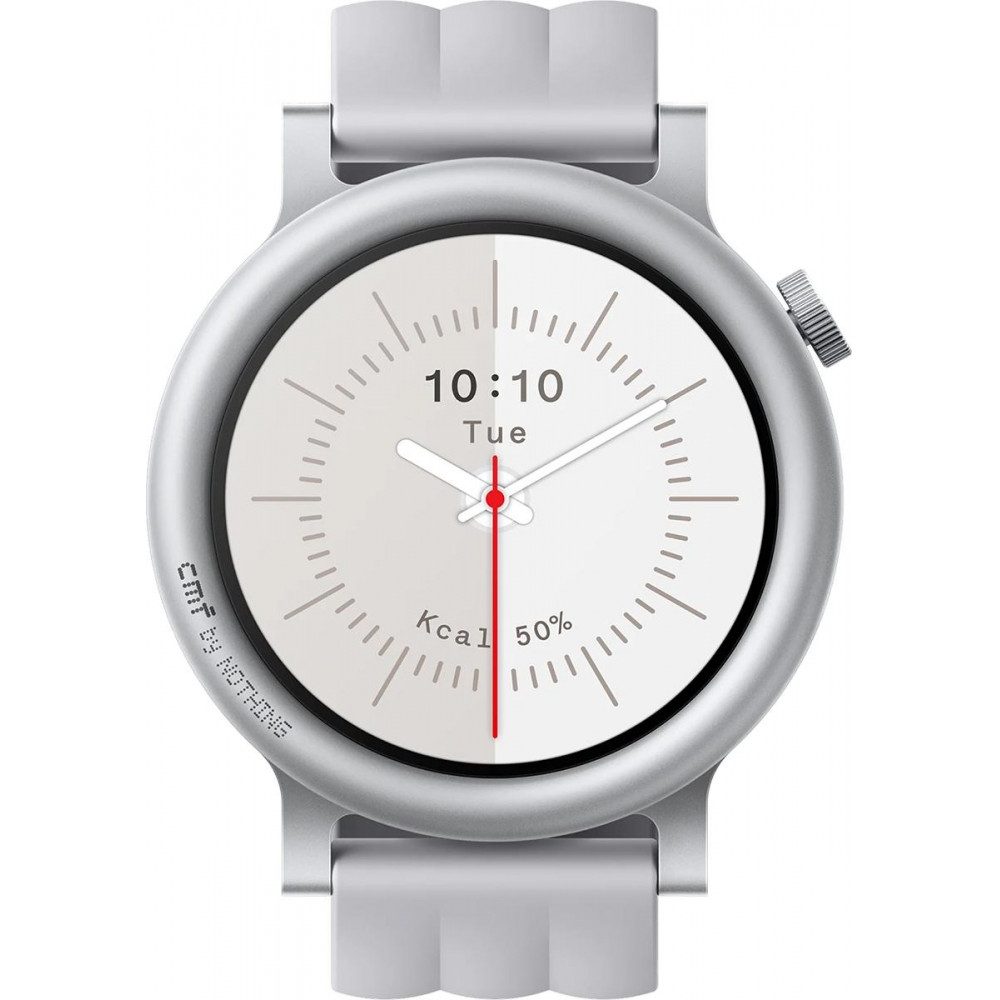 NOTHING a10700022 Watch 3 Pro, 1,43" AMOLED, Dual-Band GPS, Light Grey Smartwatch, Light Grey, Elegantes Design in Light Grey