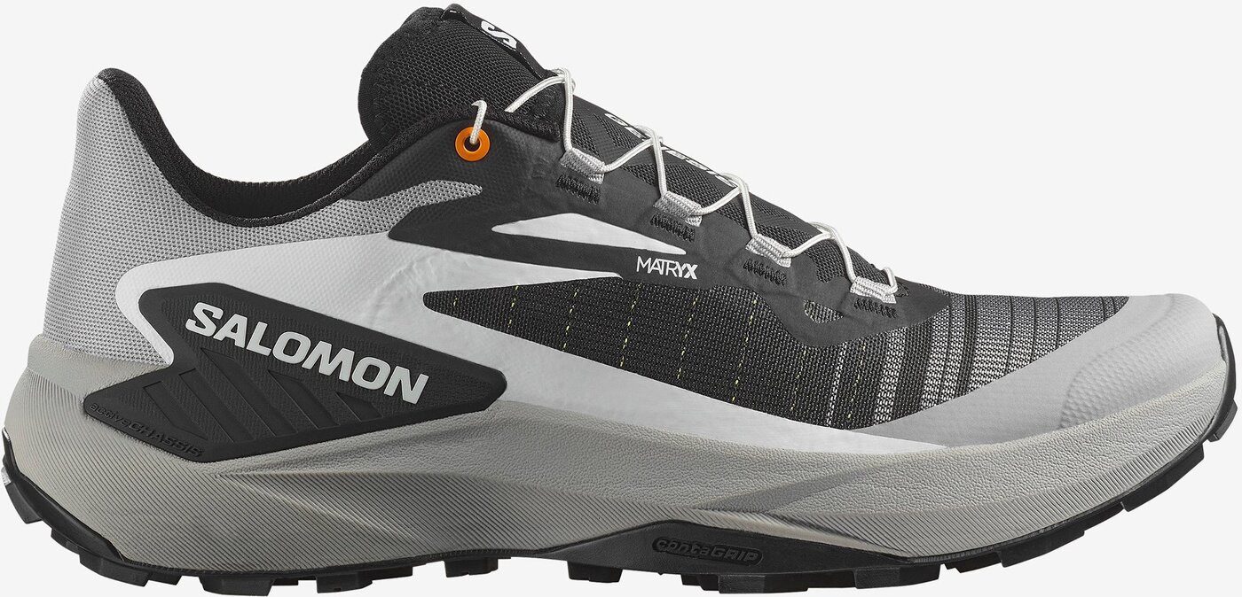 Salomon SHOES GENESIS Bk/Alloy/Tume BLACK/ALLOY/TURMERIC Laufschuh