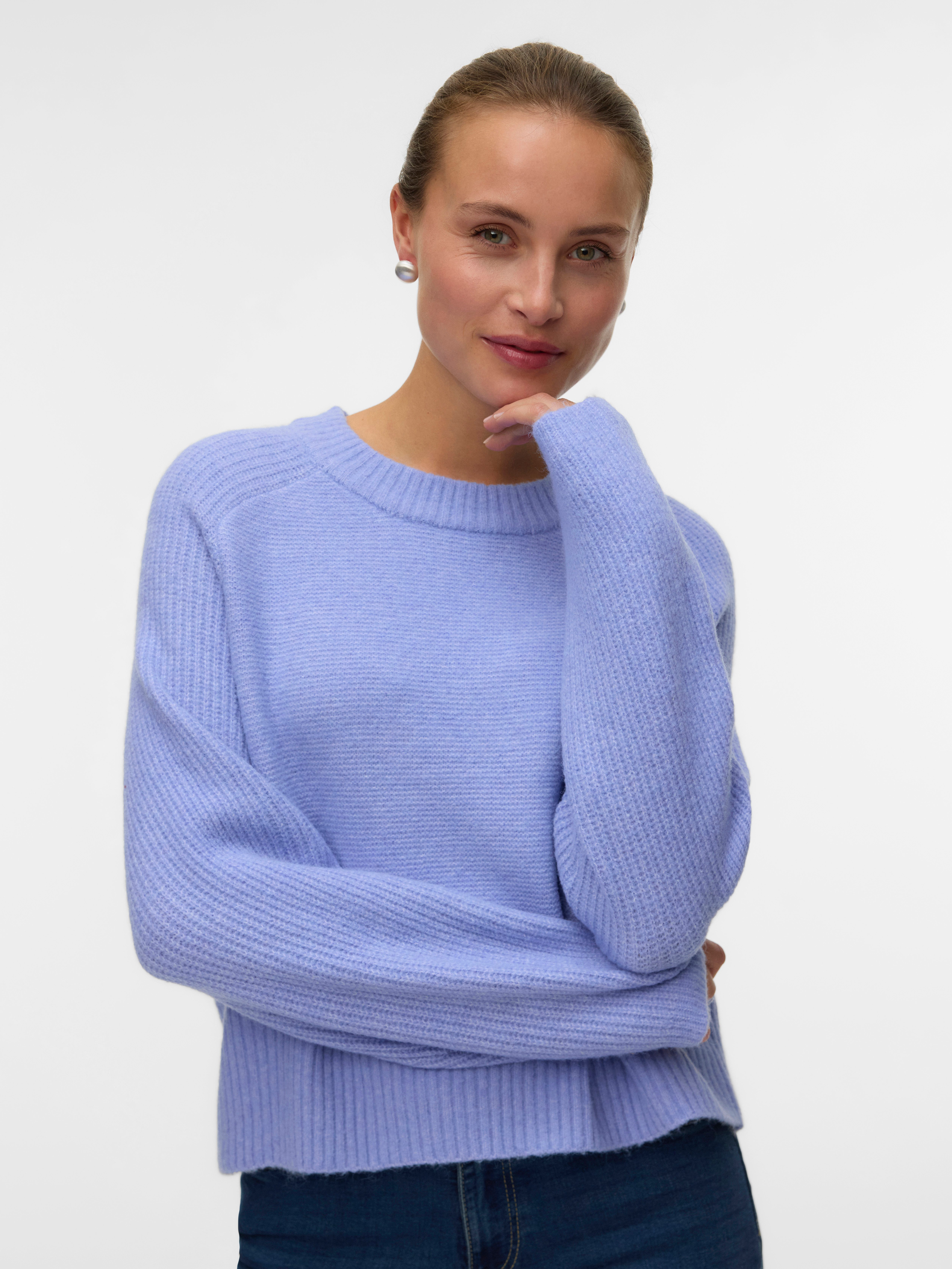 Vero Moda Strickpullover VMBANG LS O-NECK PULLOVER BOO günstig online kaufen