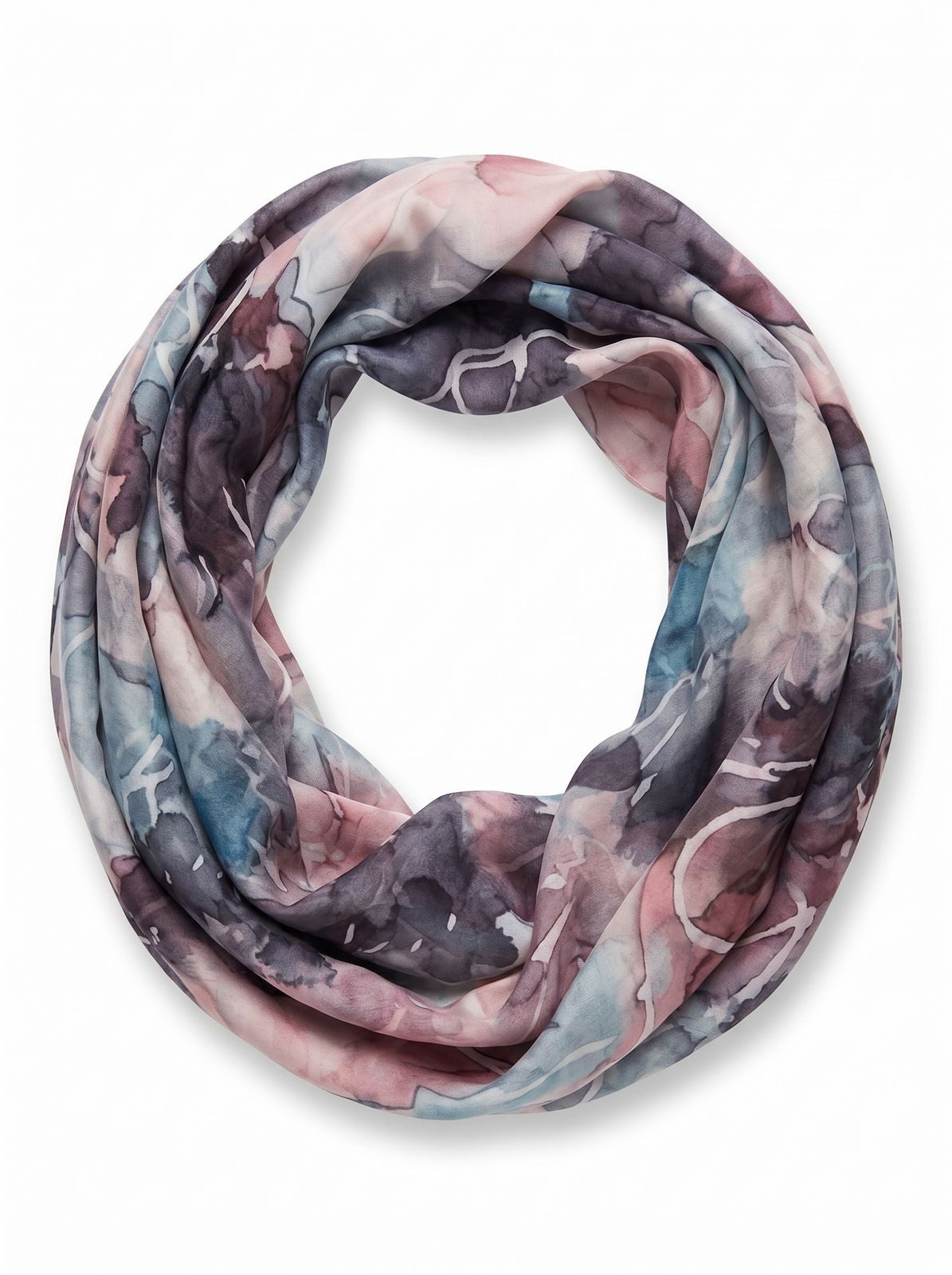 styleBREAKER Loop Aquarell Loop Floral, (1-St)