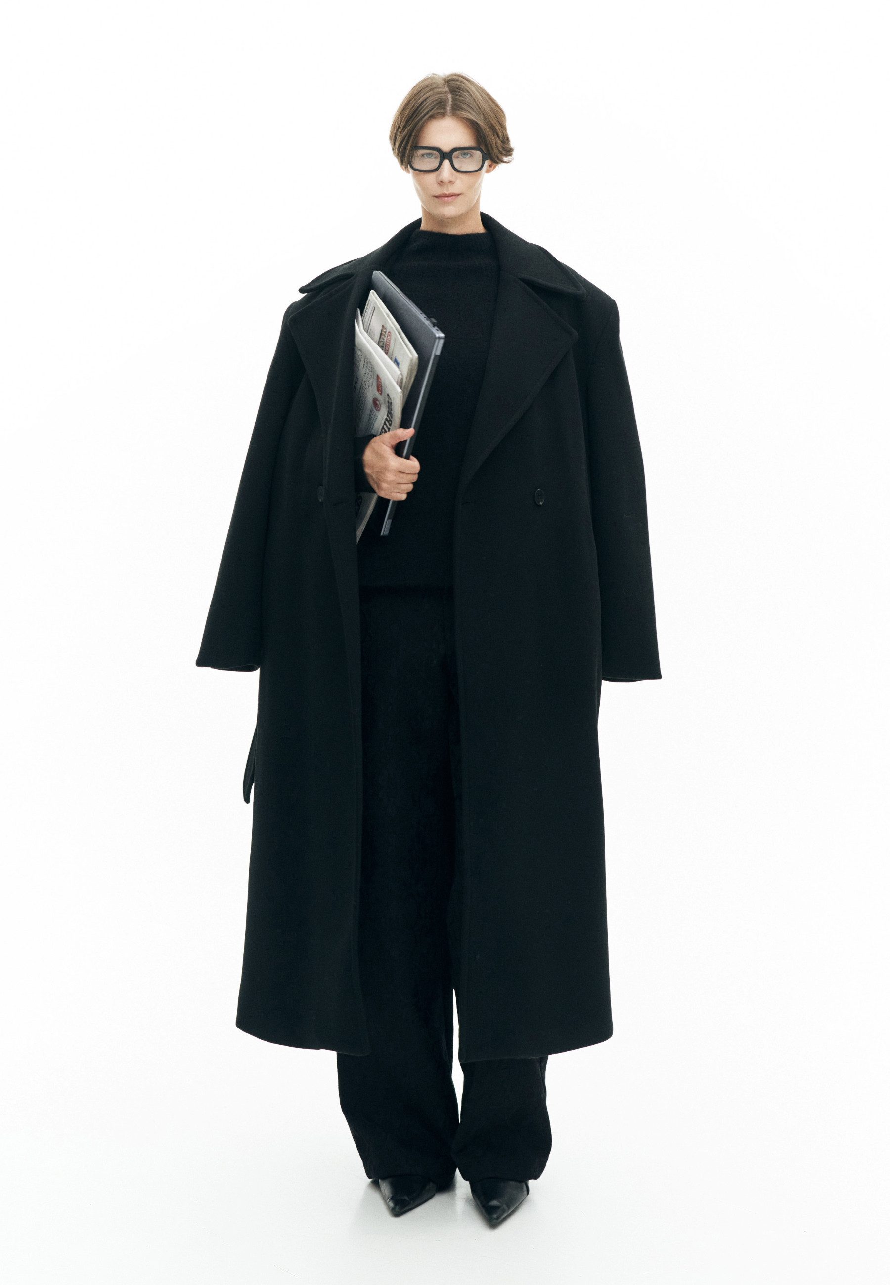 RICANO Langmantel RICANO Damenmantel „Patrizia“ – Wadenlanger Mantel mit Re günstig online kaufen