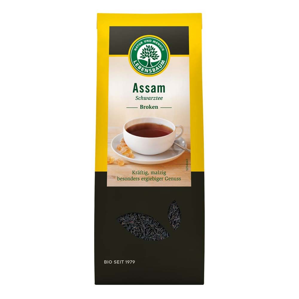 Lebensbaum Tee Schwarztee - Assam Broken 100g 2er Pack