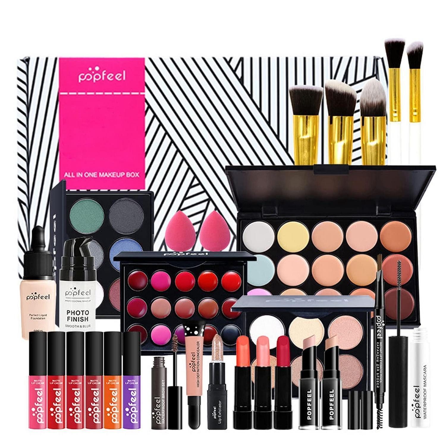LuxusKollektion Schmink-Set Professionelles Make-up Set mit Koffer