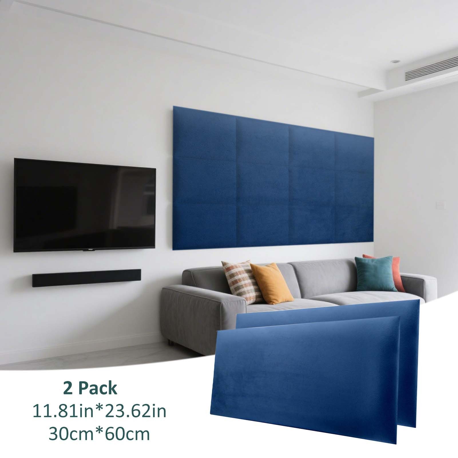 Mejale Wandpolster Wandkissen Wandmontiertes 3D gepolsterte für Schlafzimmer 30x60cm, (2 St)