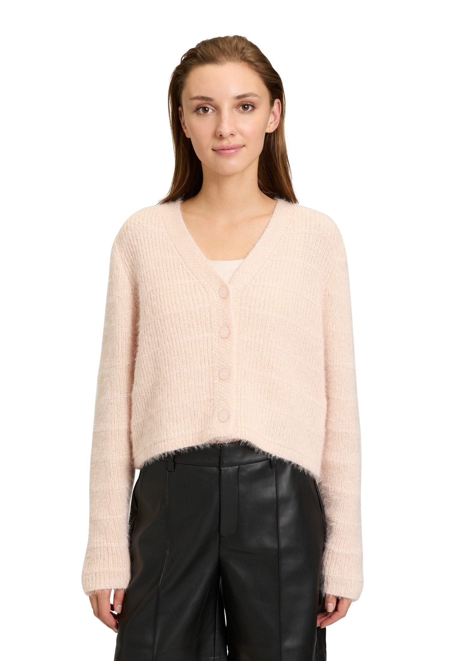 Cartoon Strickjacke Cartoon Strick-Cardigan mit Knopfleiste günstig online kaufen