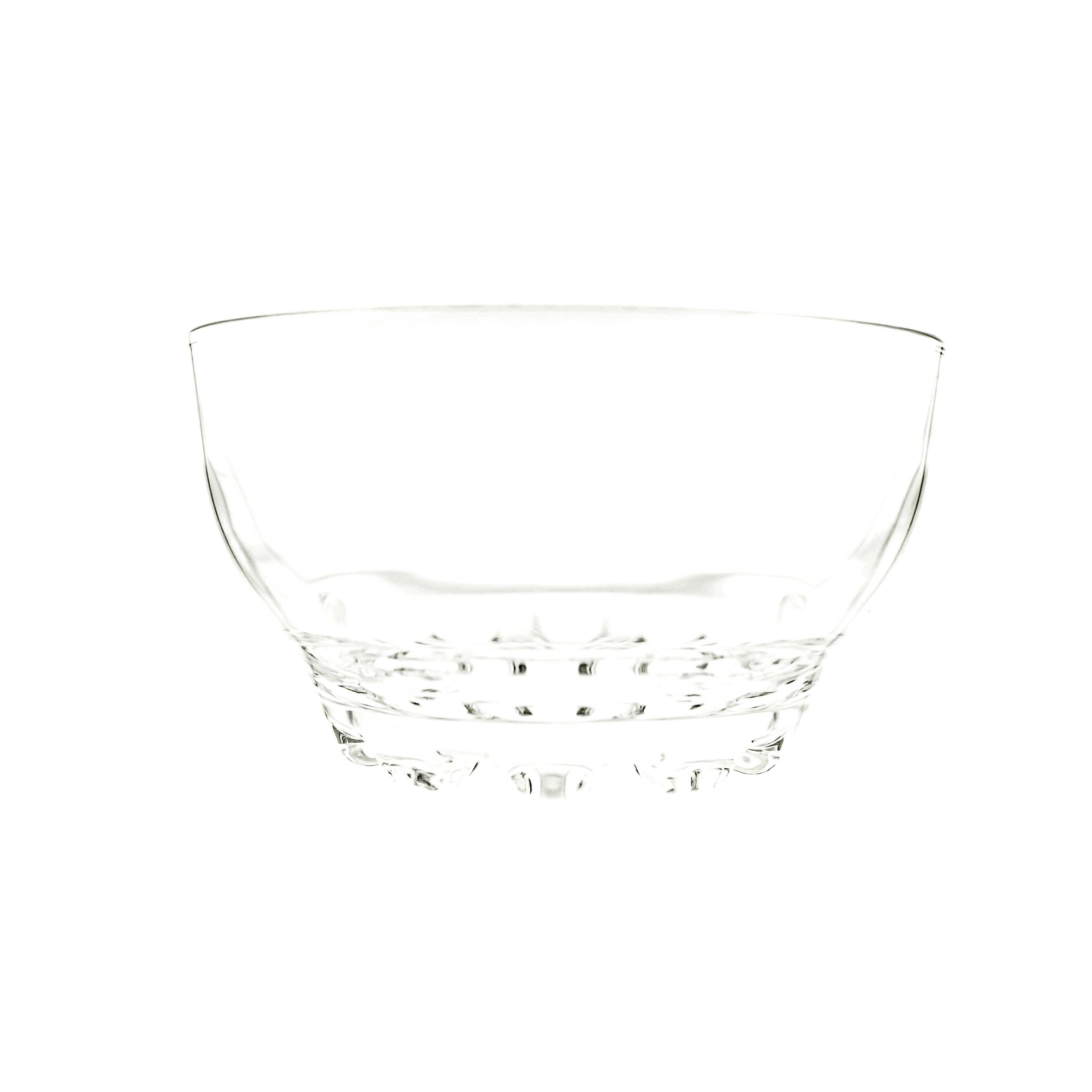 Pasabahce Schale Glasschalen mit rotem Deckel – 105 mm – 3er-Set, Glas, (3-tlg)