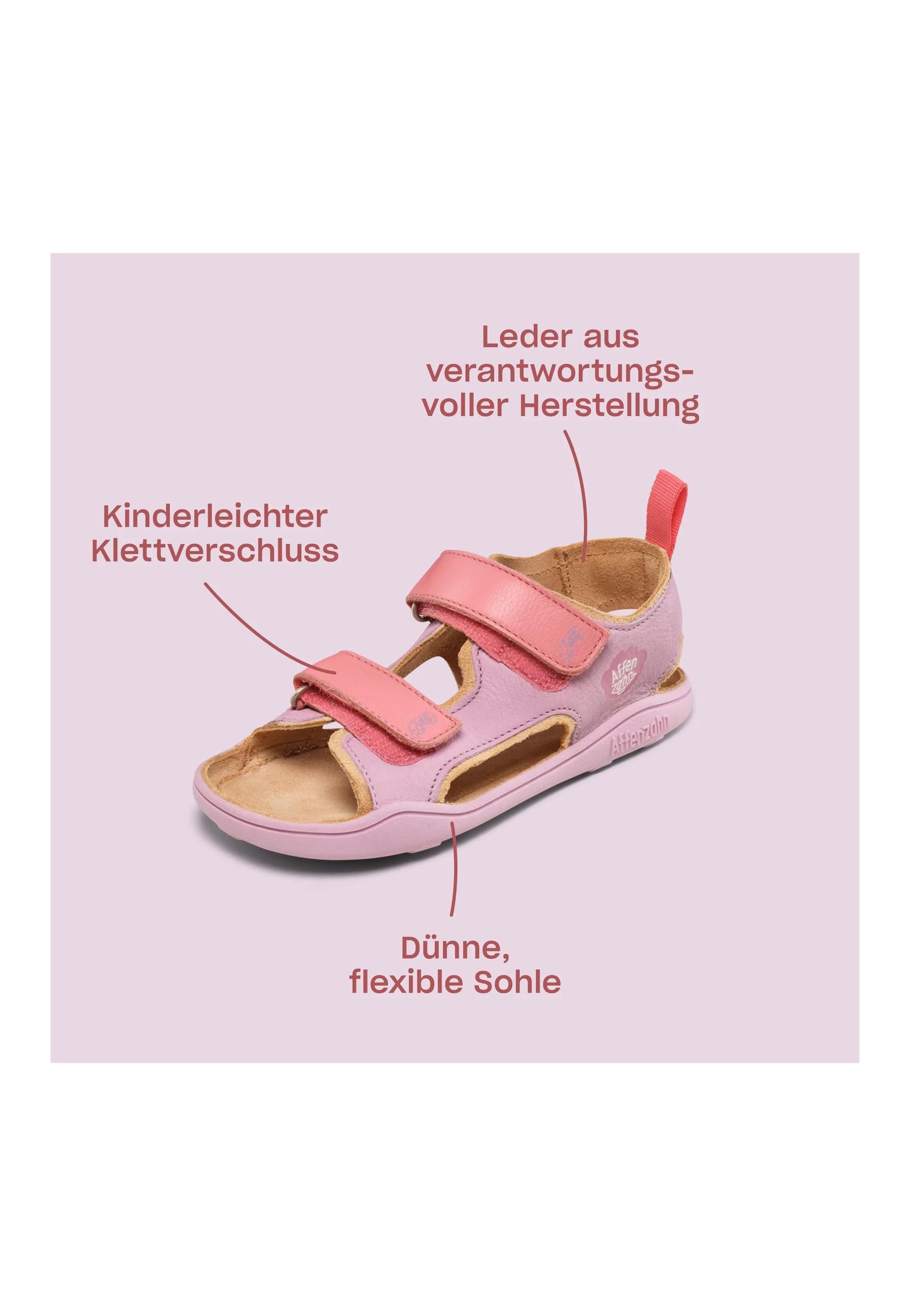 Affenzahn Leder Airy . Sandale aus echtem Leder