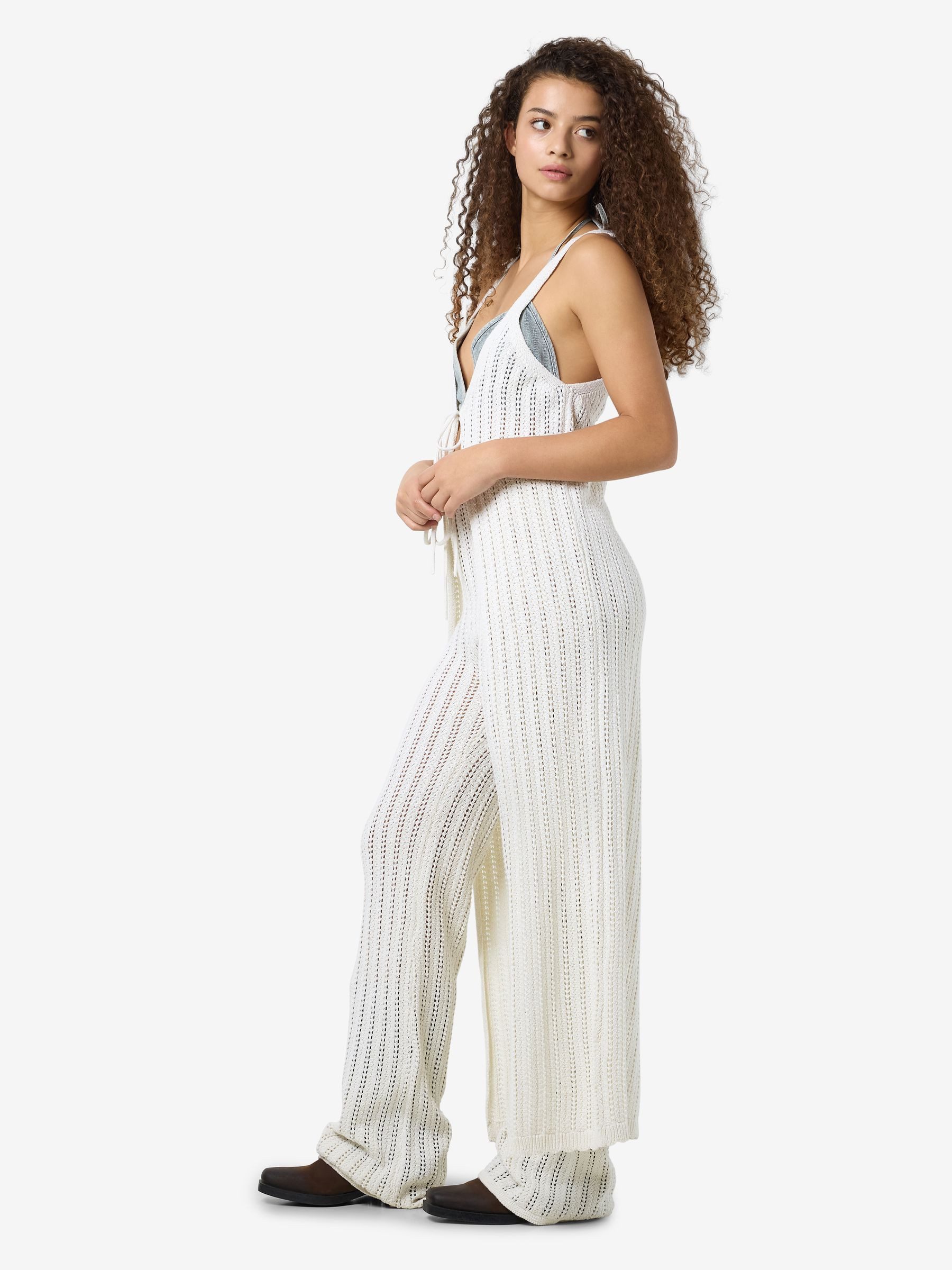 Noisy may Cardigan mit V-Ausschnitt und Bindeband NMLAIKA S/L V-NECK KNIT W günstig online kaufen