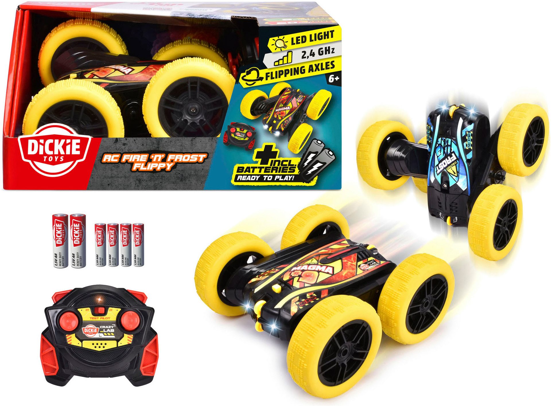 Dickie Toys RC-Auto RC Fire 'n Frost Flippy, RTR