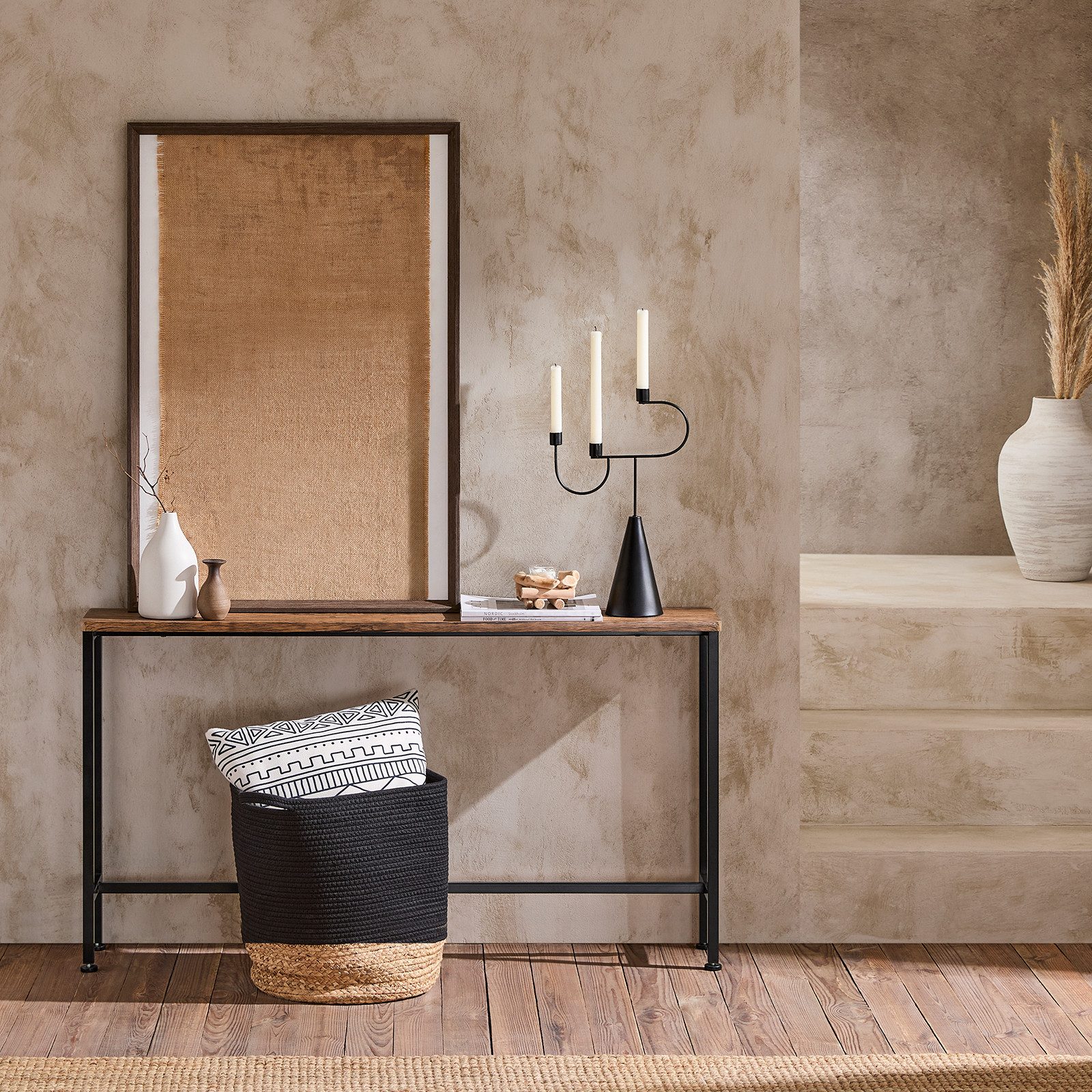 SoBuy Konsolentisch Flurtisch Sideboard Beistelltisch Vintage FSB19-N günstig online kaufen
