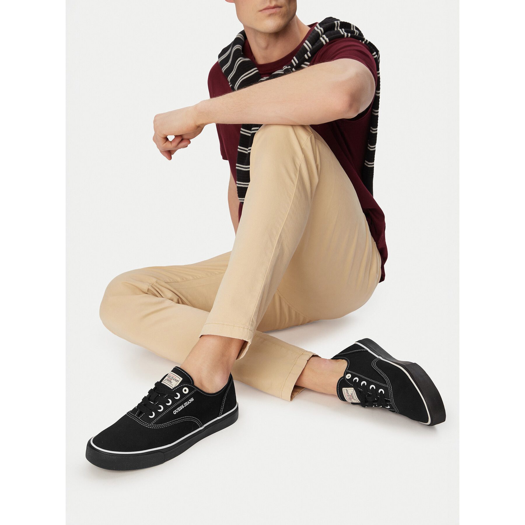 GUESS JEANS Guess Jeans Herren-Sneaker Schwarz Sneaker